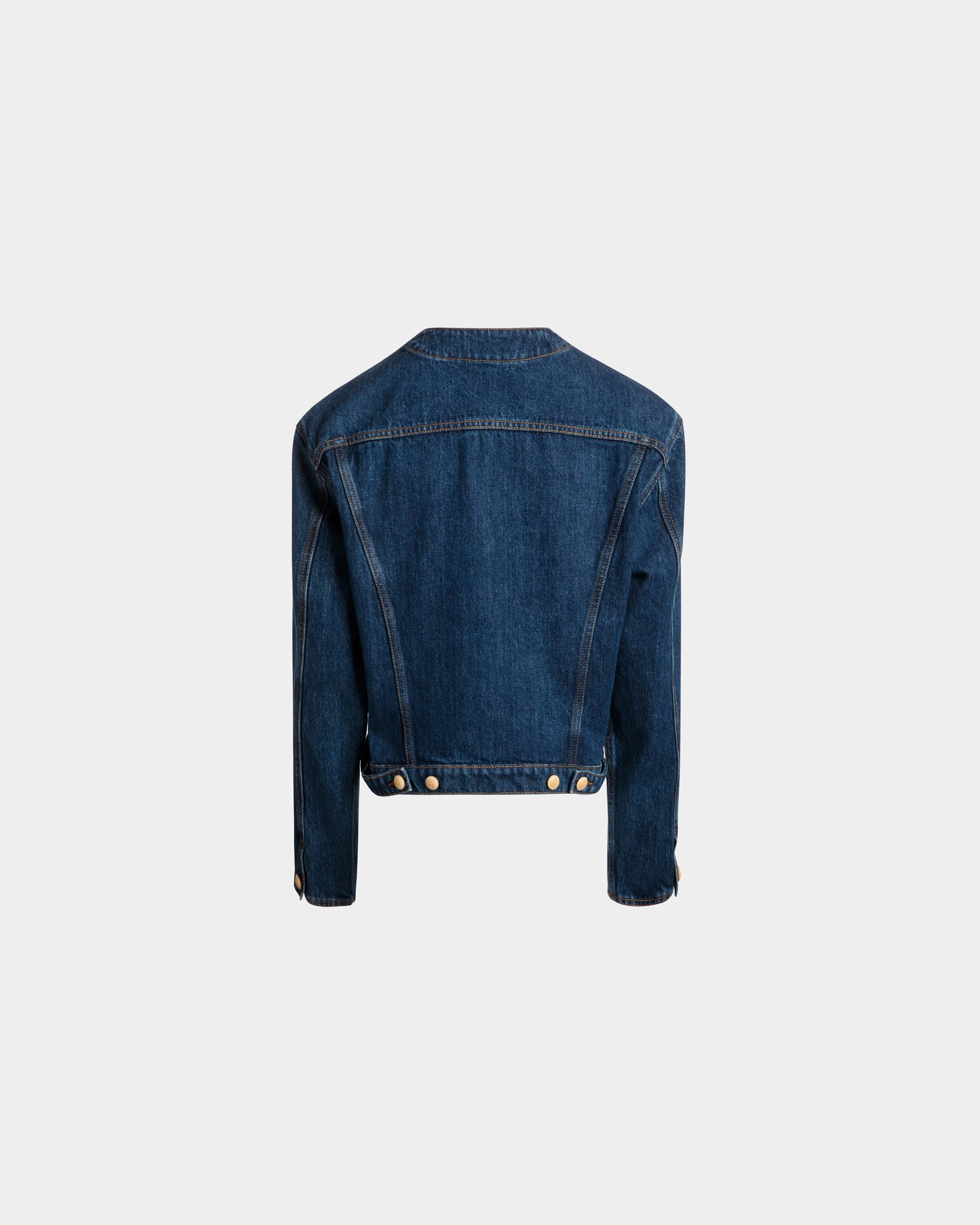 Giacca Denim In Cotone Navy Blue - Donna - Bally - 03