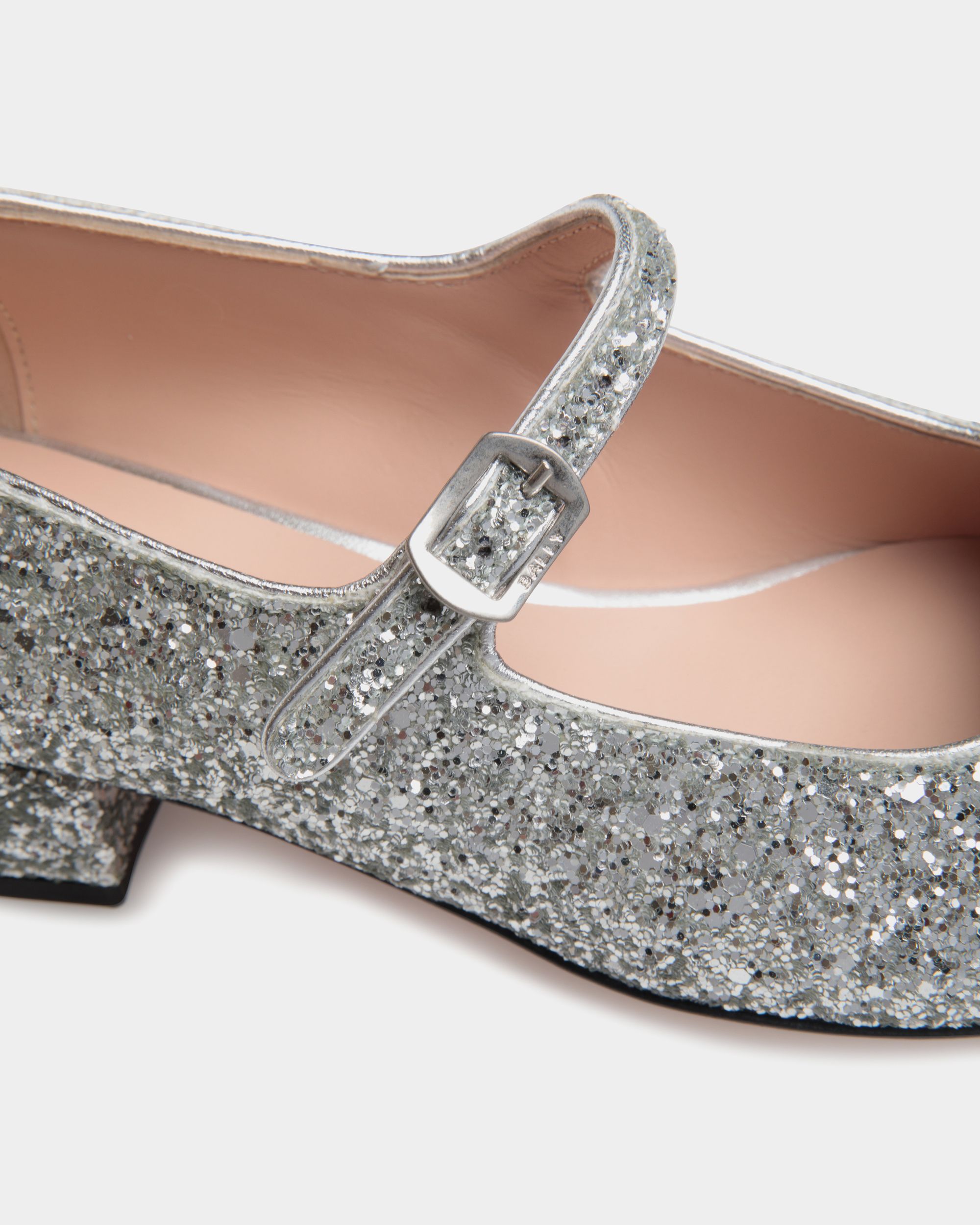 Décolleté Ballyrina In Tessuto Argento - Donna - Bally - 06