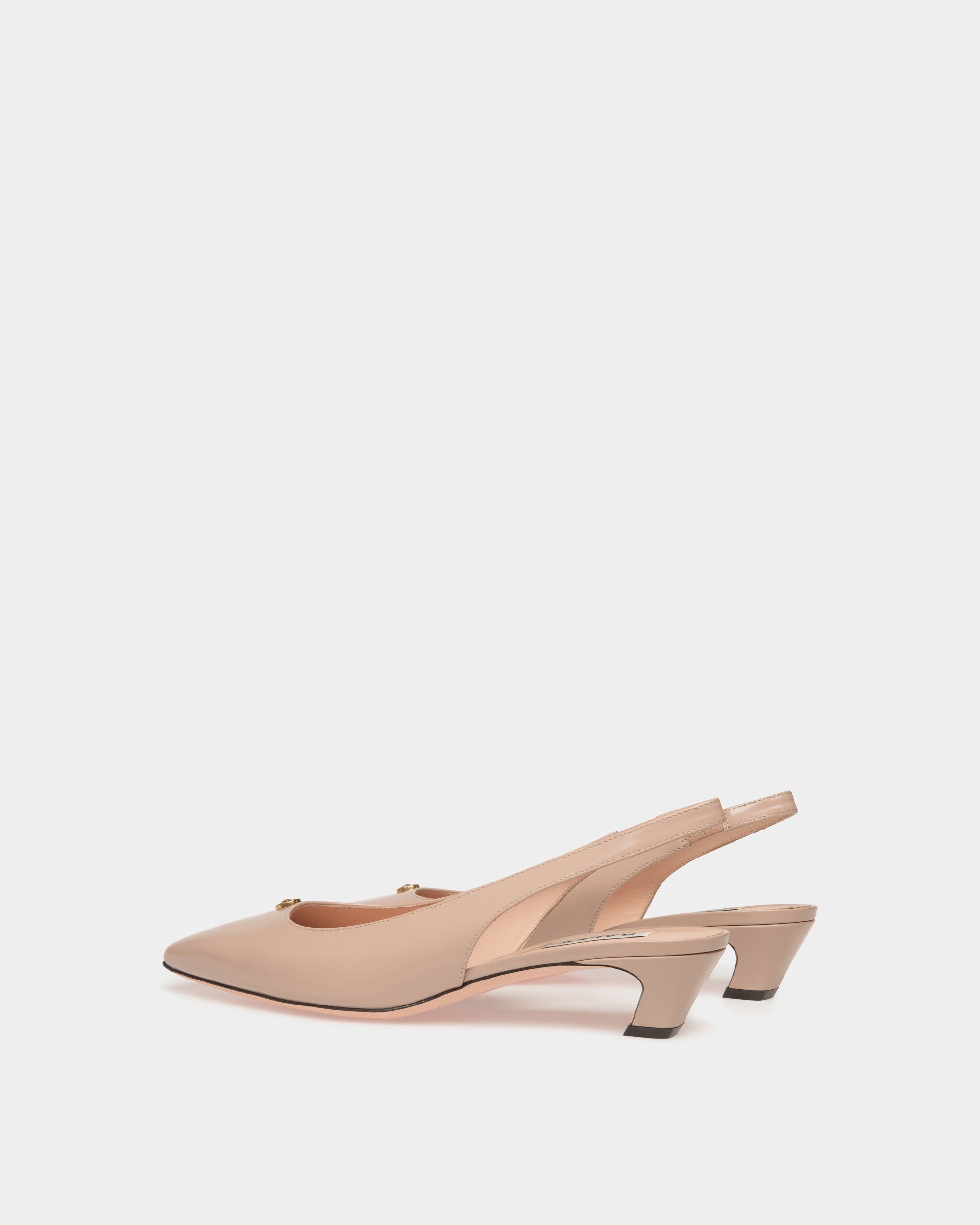 Décolleté Slingback Sylt In Pelle Light Beige - Donna - Bally - 04