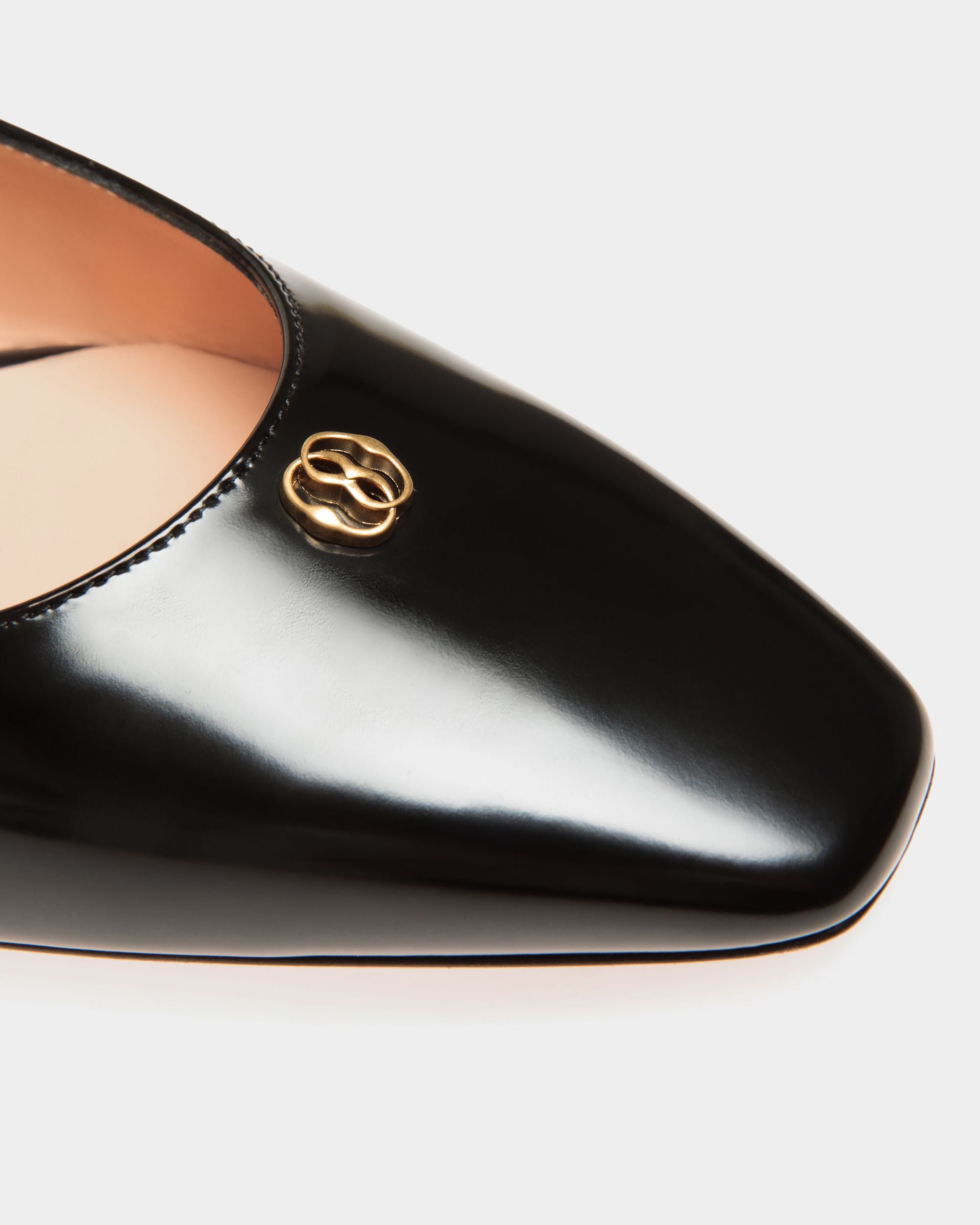 Décolleté Slingback Sylt In Pelle Nera - Donna - Bally - 04