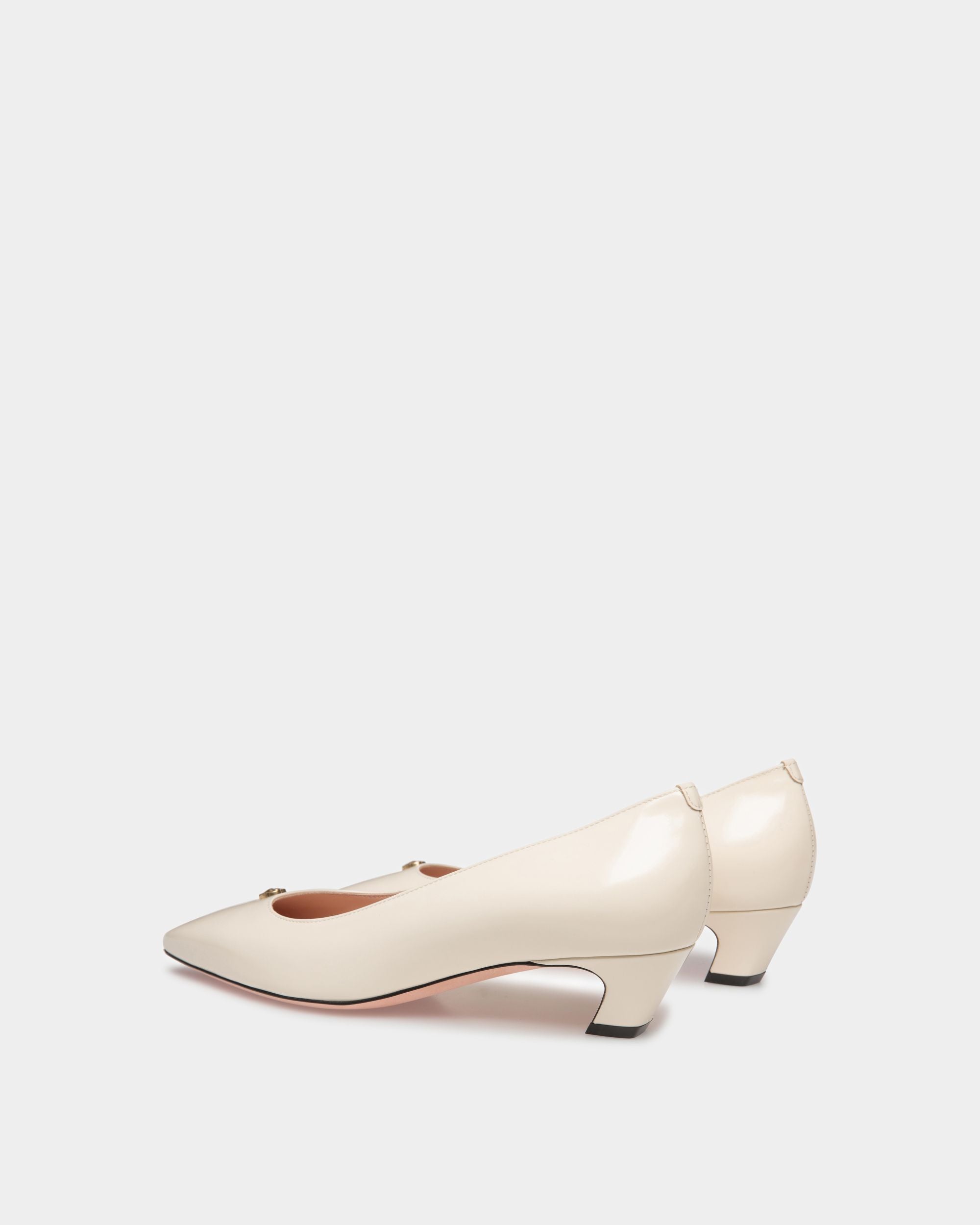 Décolleté Sylt In Pelle Bianca - Donna - Bally - 03