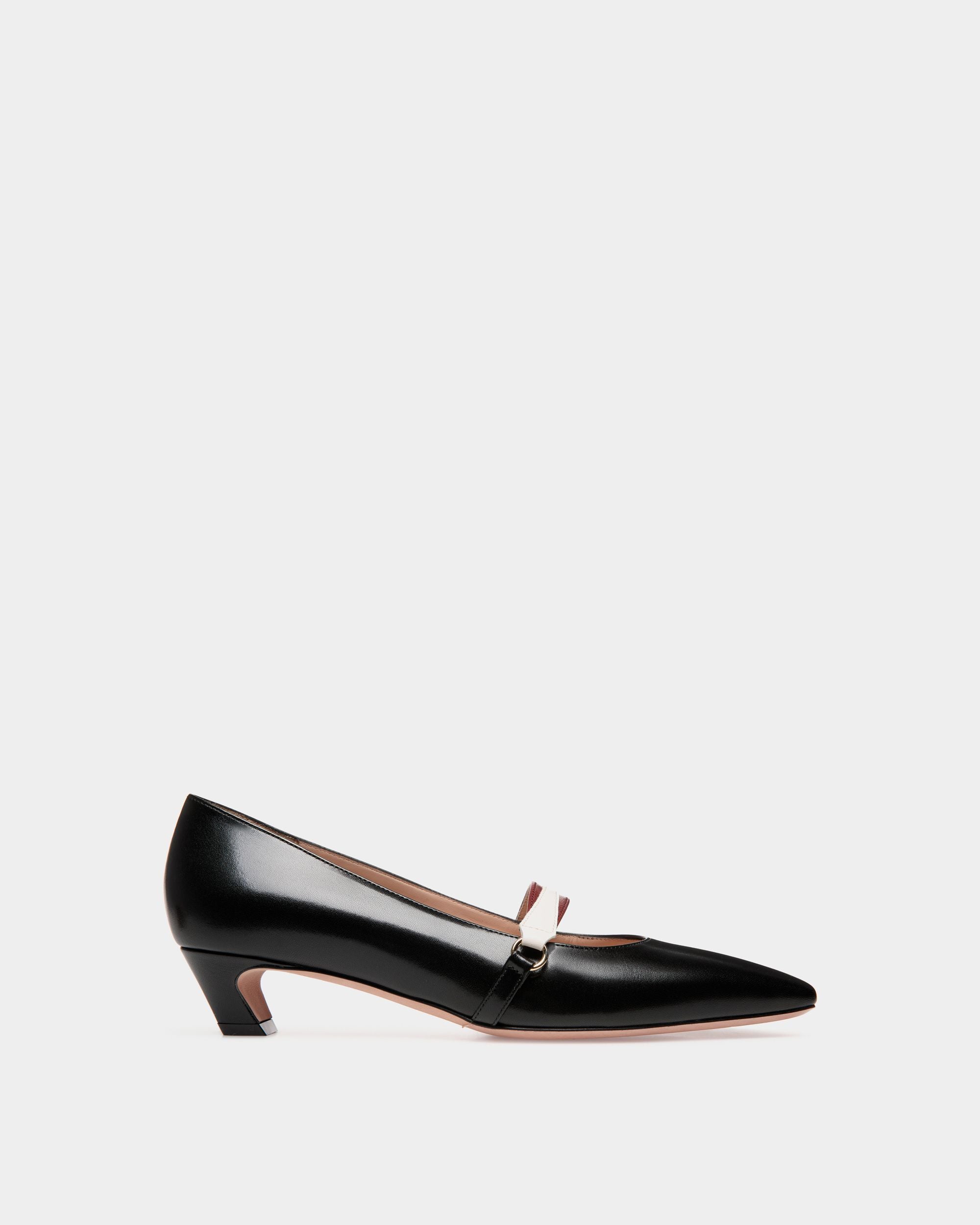 Décolleté Sylt In Nappa Nera - Donna - Bally - 01