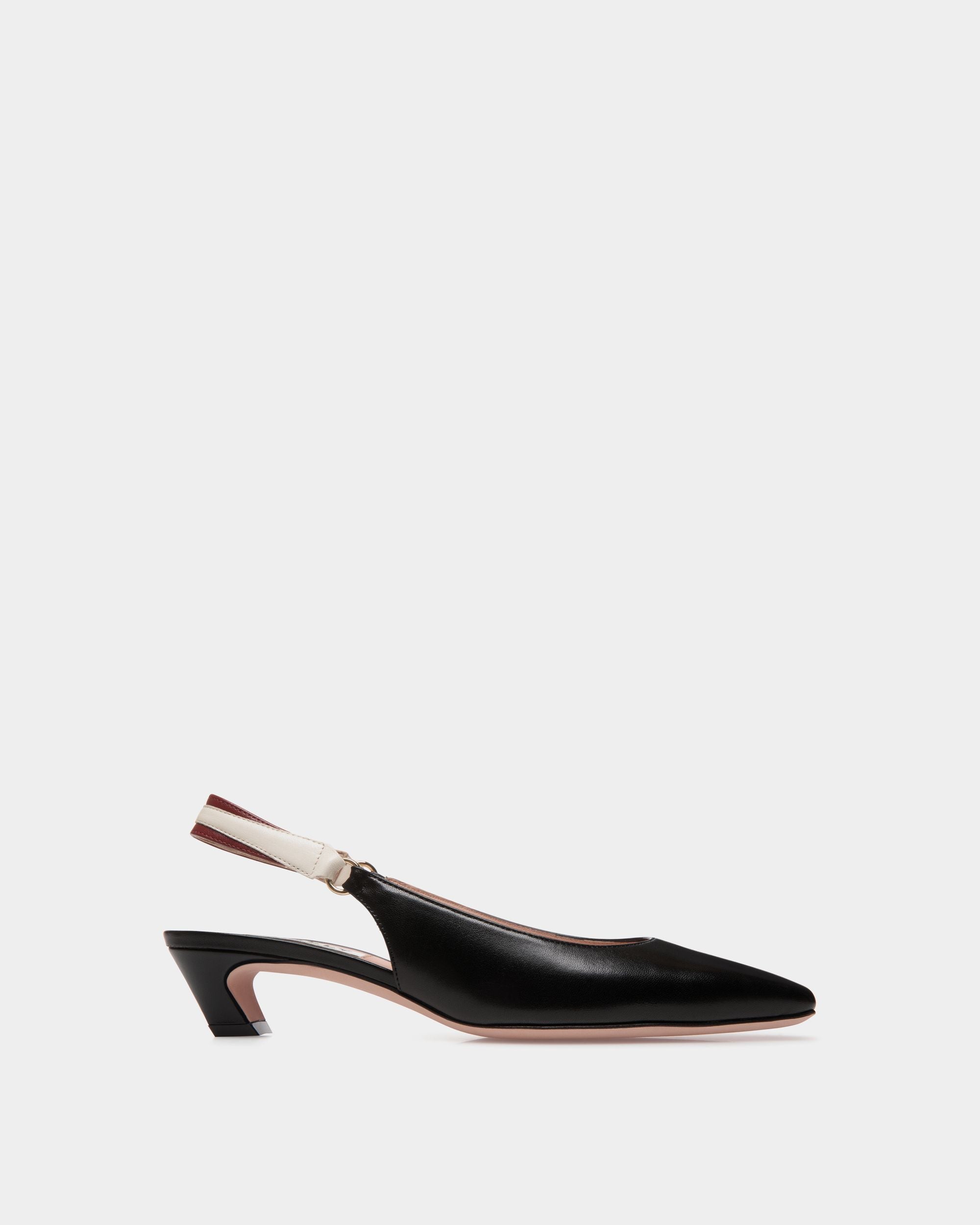 Décolleté Slingback Sylt In Nappa Nera - Donna - Bally - 01