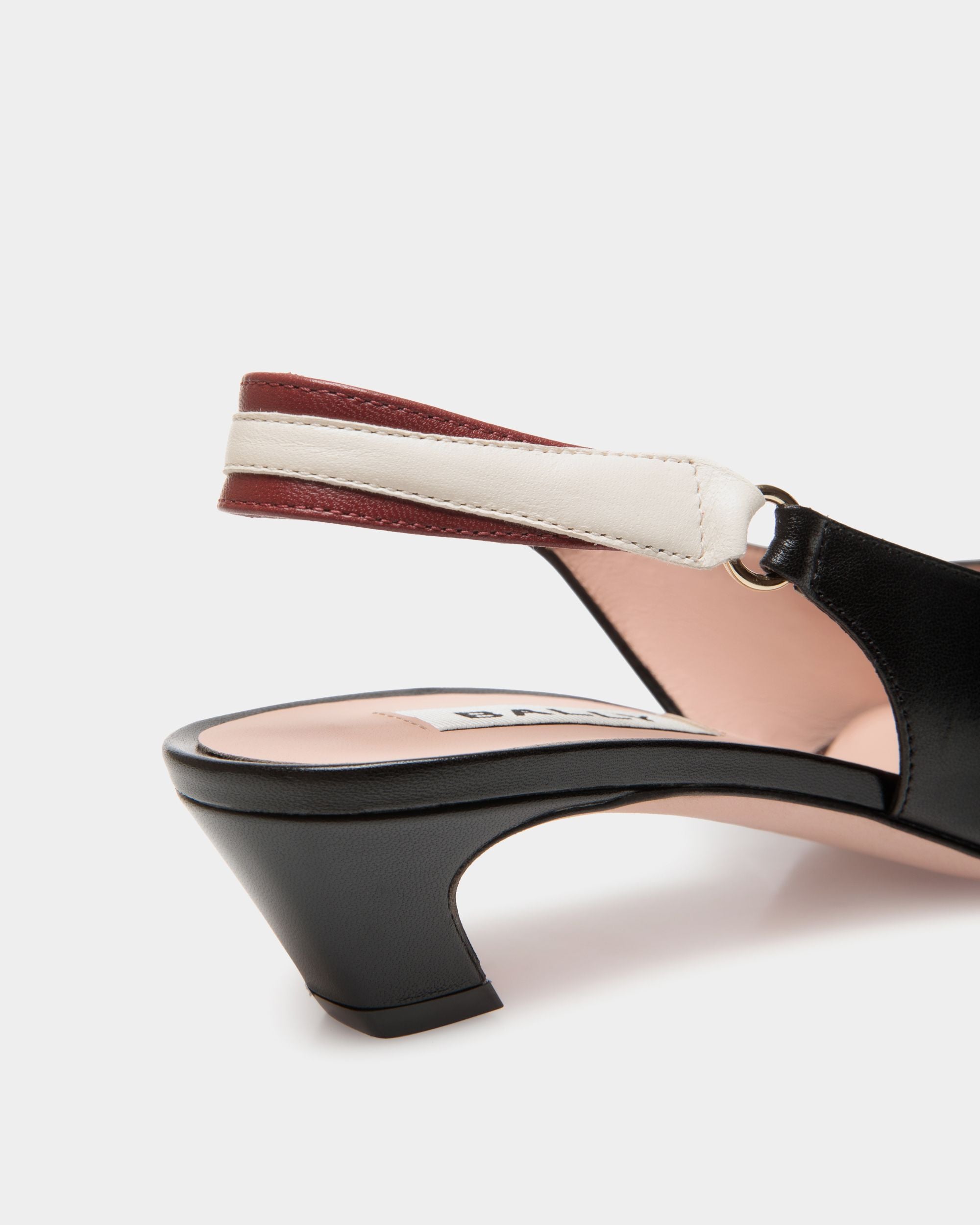 Décolleté Slingback Sylt In Nappa Nera - Donna - Bally - 05