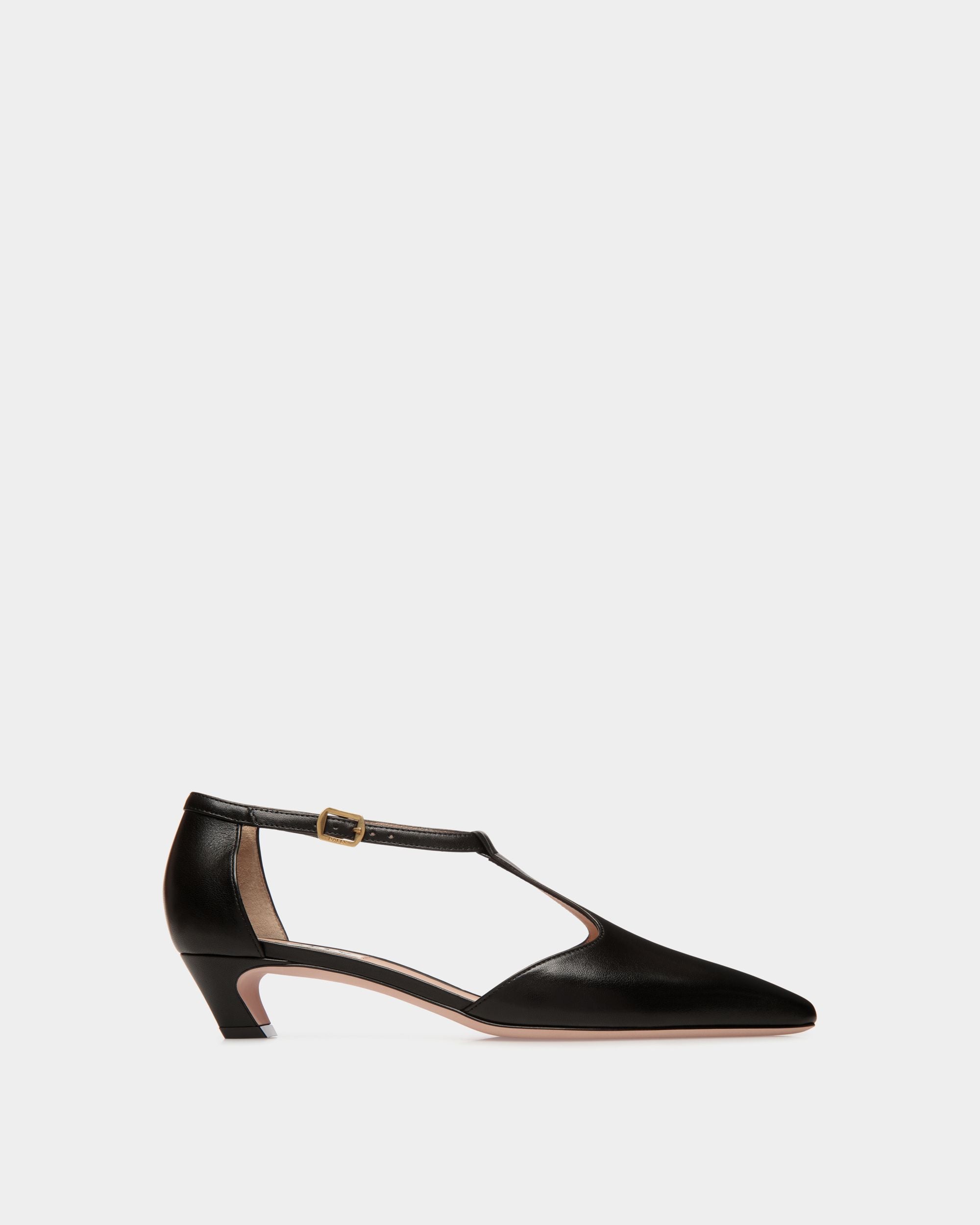 Décolleté Sylt In Pelle Nera - Donna - Bally - 01