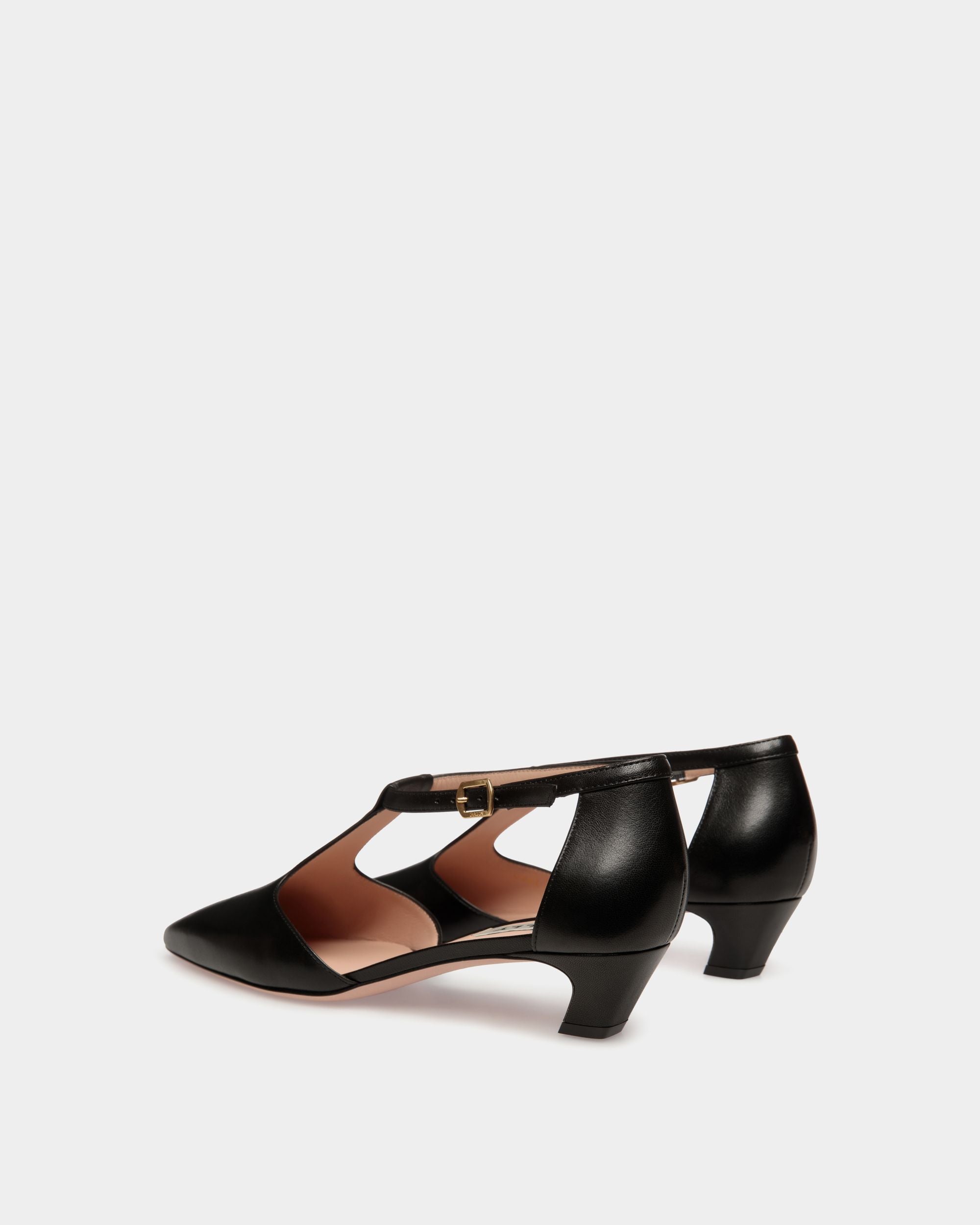 Décolleté Sylt In Pelle Nera - Donna - Bally - 04