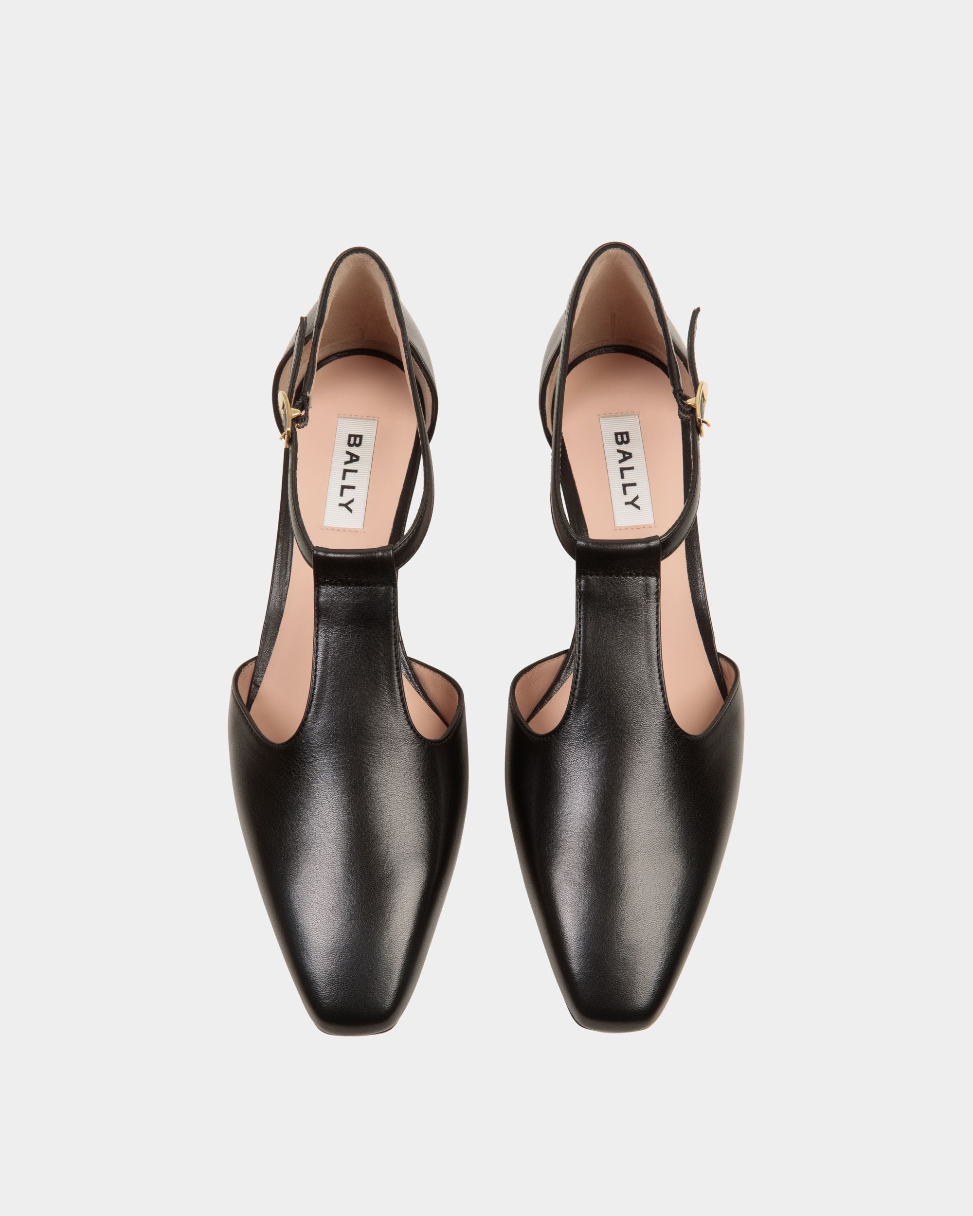 Décolleté Sylt In Pelle Nera - Donna - Bally - 05
