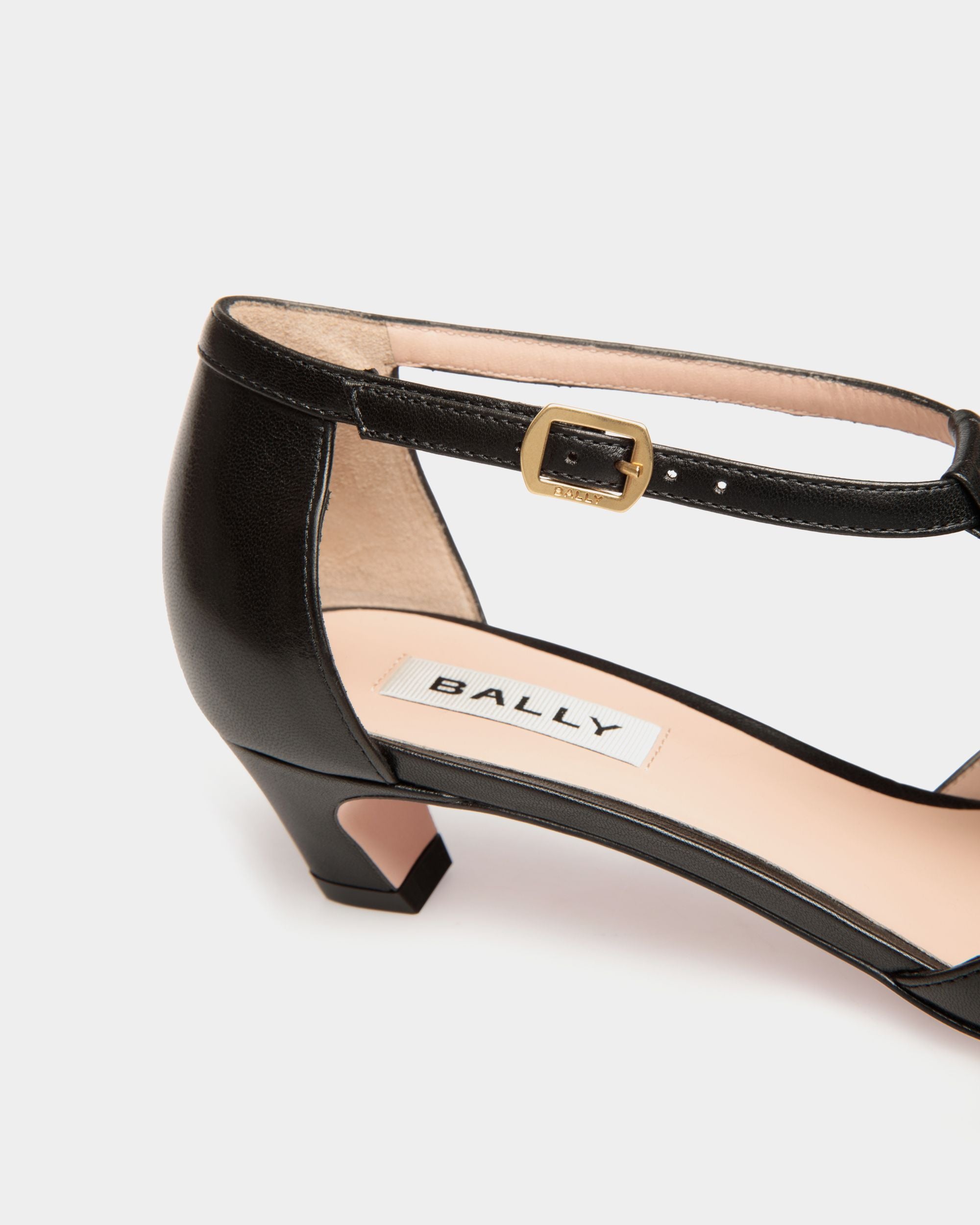 Décolleté Sylt In Pelle Nera - Donna - Bally - 06
