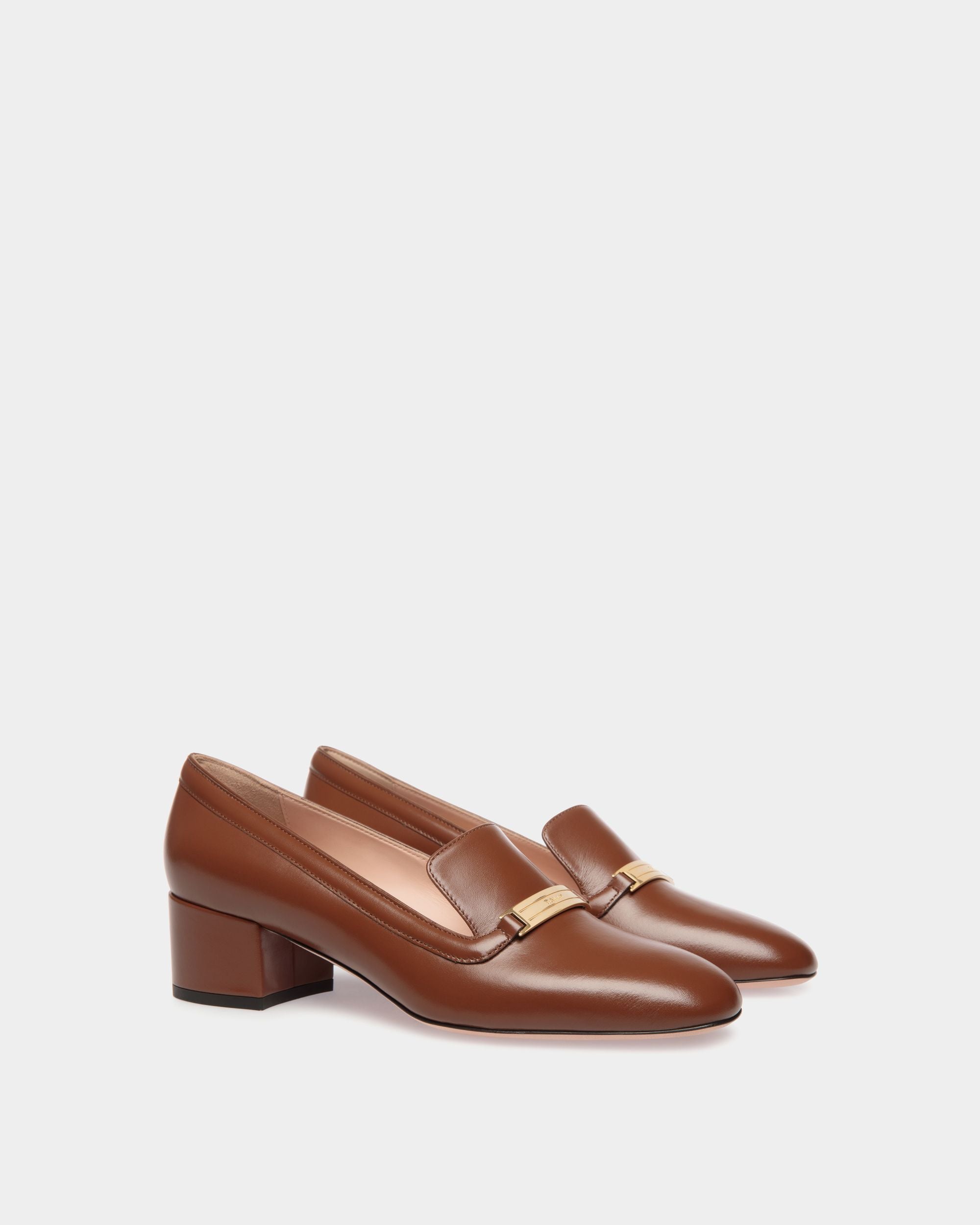 Décolleté Deco In Pelle Marrone - Donna - Bally - 03