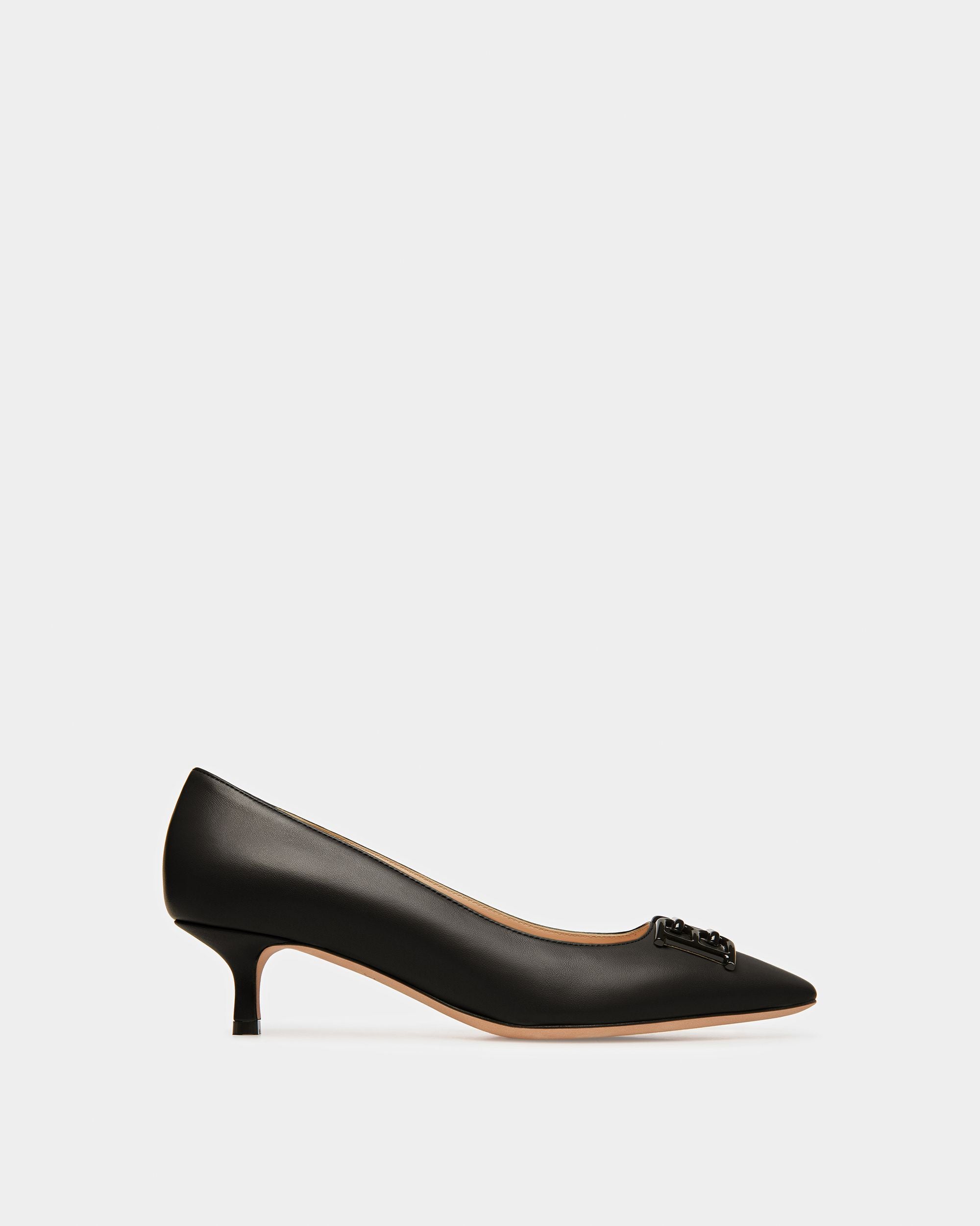 Evanca Décolleté In Pelle Nera - Donna - Bally - 01