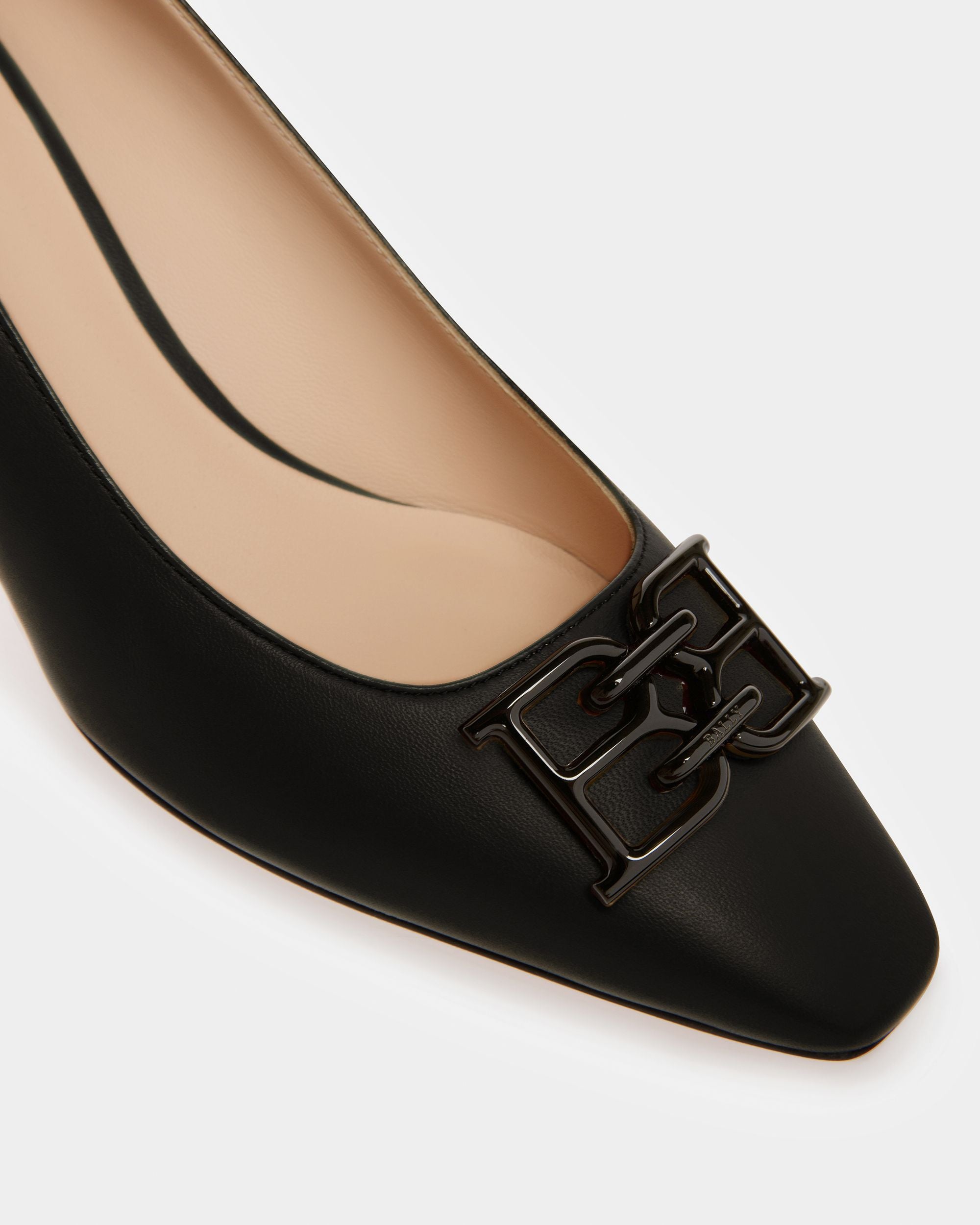 Evanca Décolleté In Pelle Nera - Donna - Bally - 04