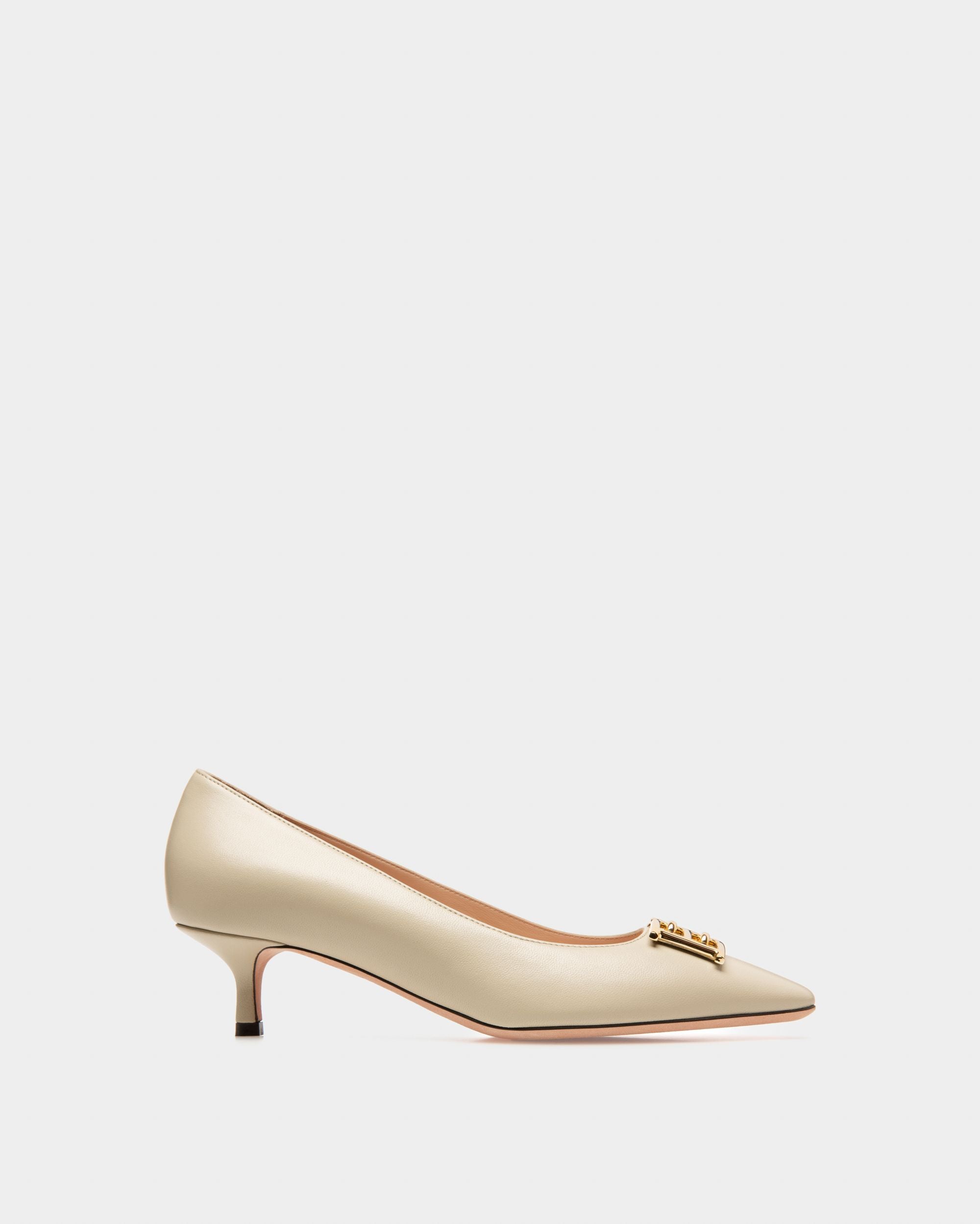 Evanca Décolleté In Pelle Beige - Donna - Bally - 01