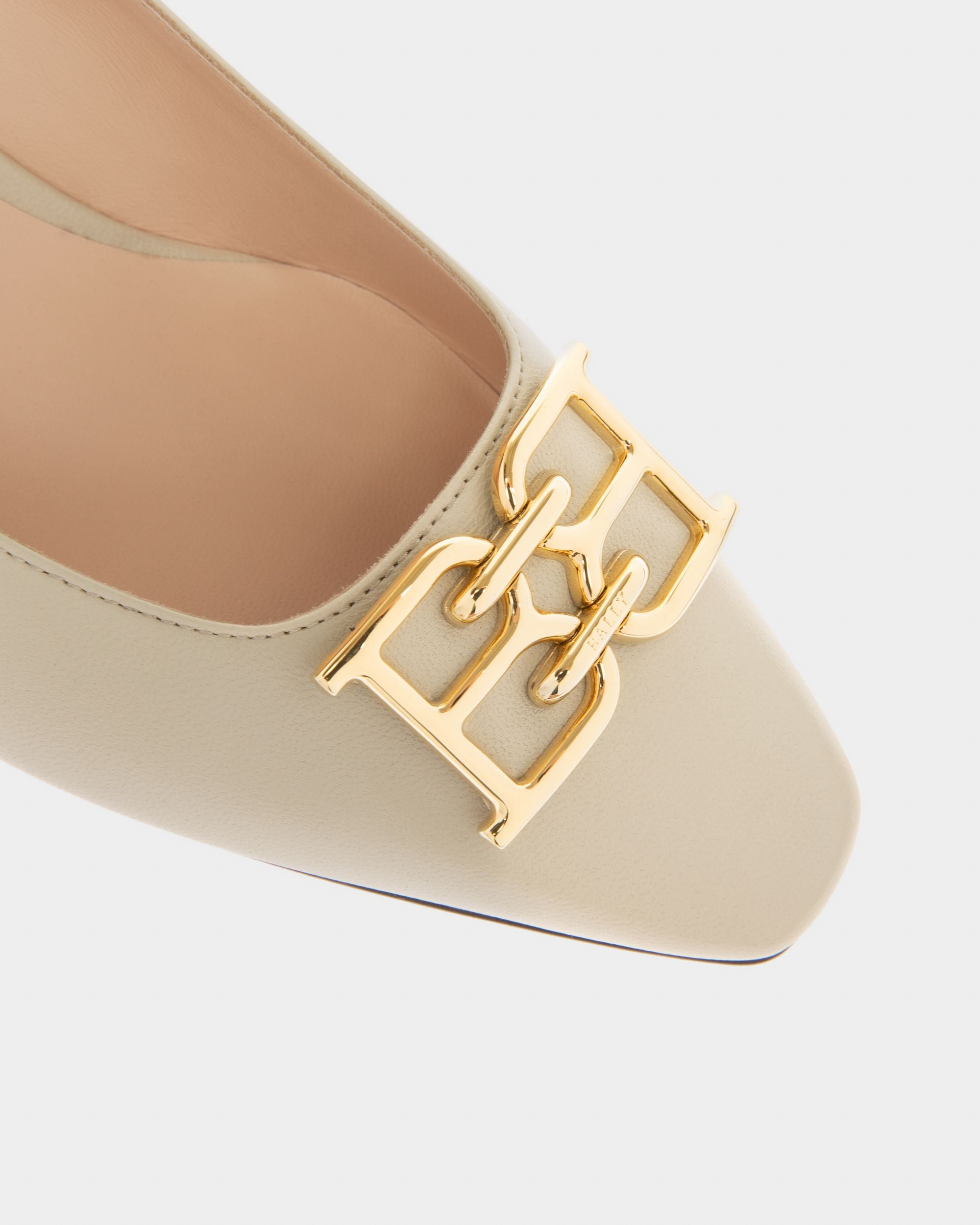 Evanca Décolleté In Pelle Beige - Donna - Bally - 05