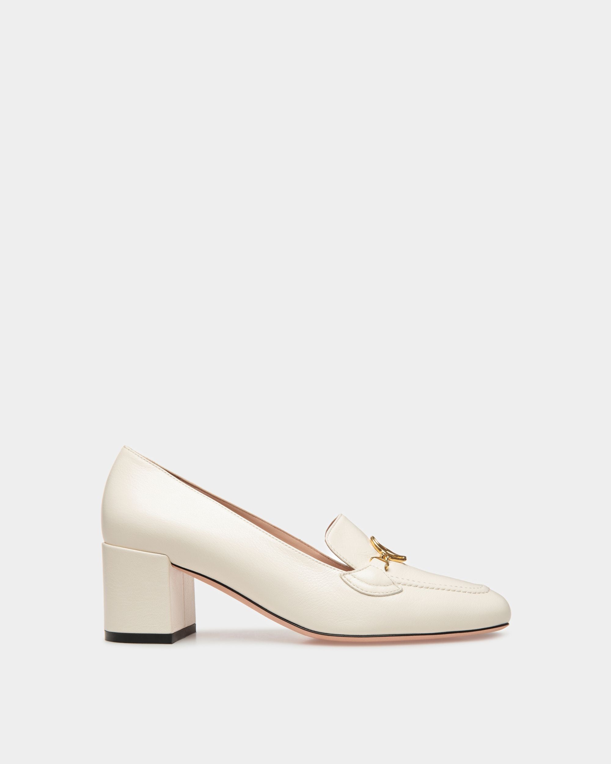 Decollete avorio pelle new arrivals