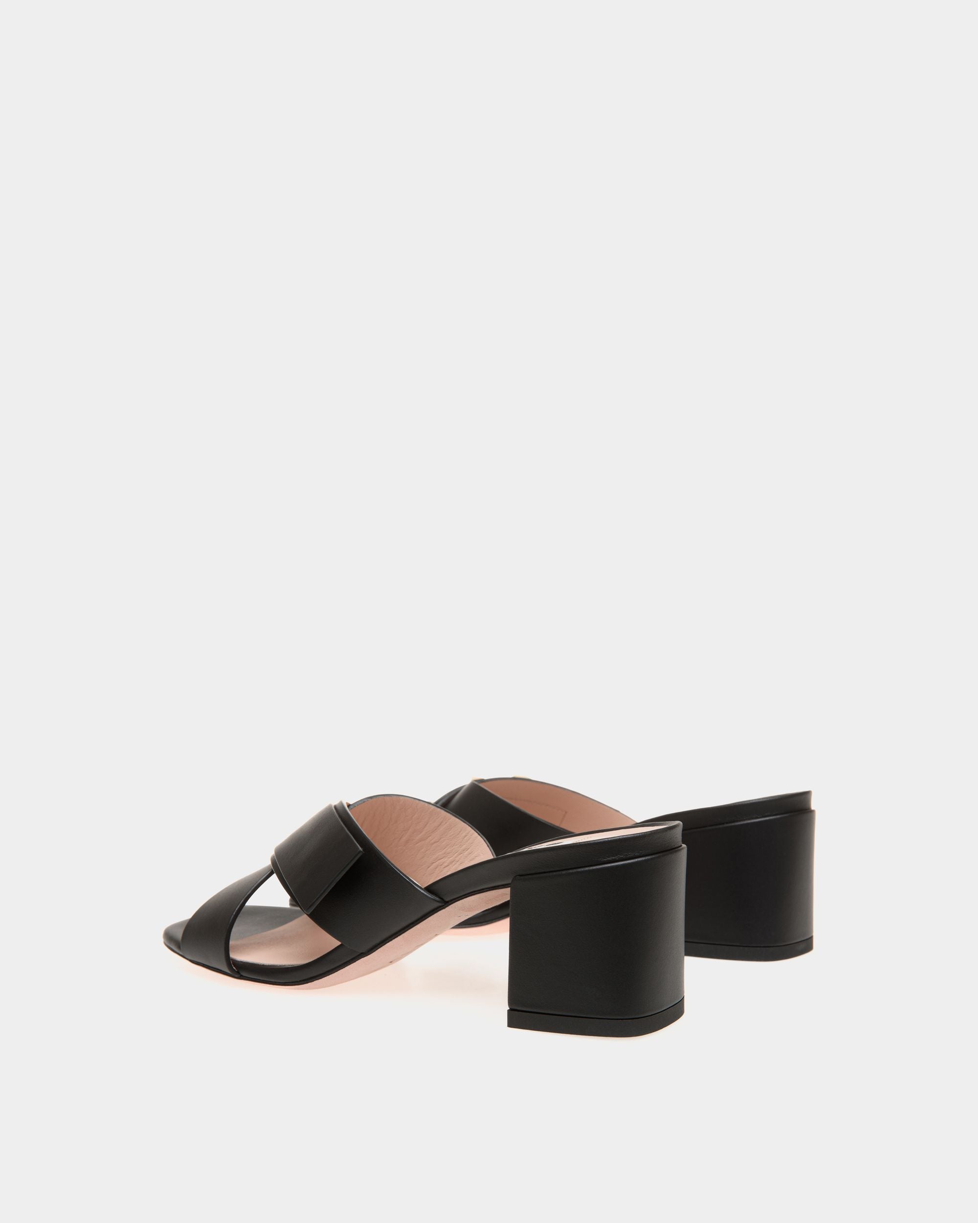 Bally Spell Sandals In Black Leather - Donna - Bally - 03
