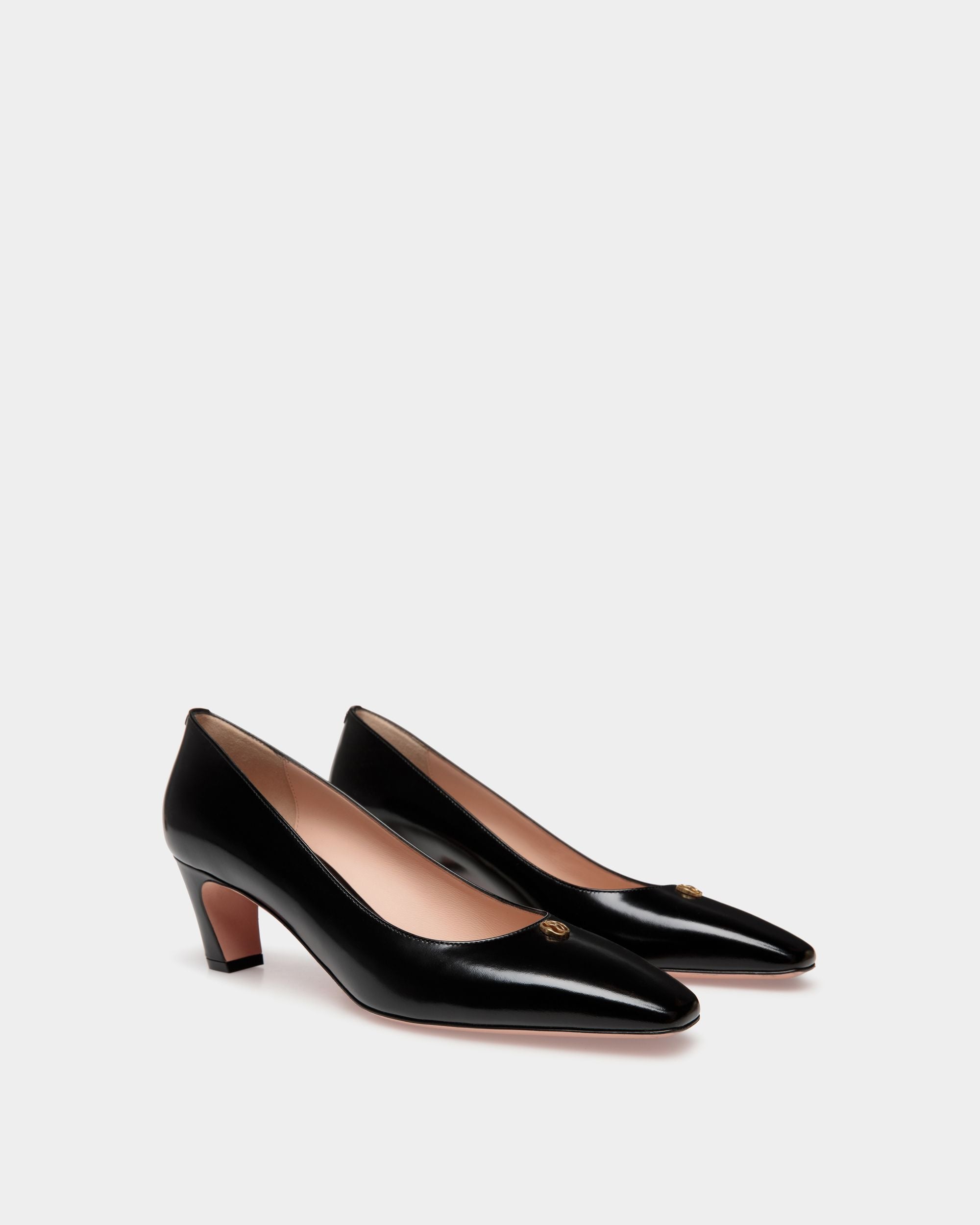Décolleté Sylt In Pelle Spazzolata Nera - Donna - Bally - 02