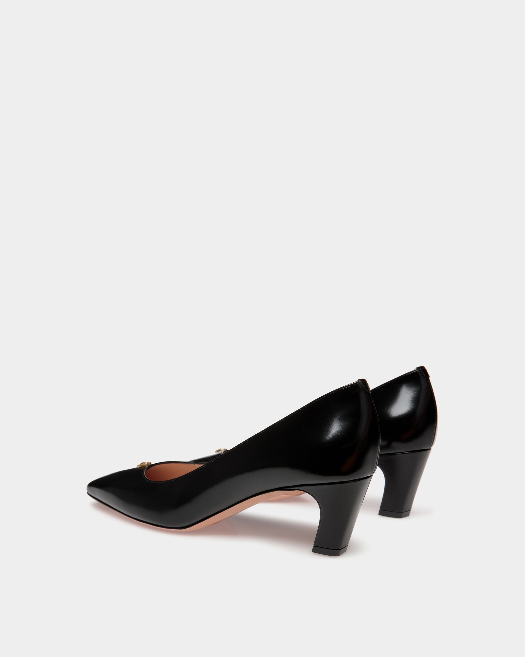 Décolleté Sylt In Pelle Spazzolata Nera - Donna - Bally - 03