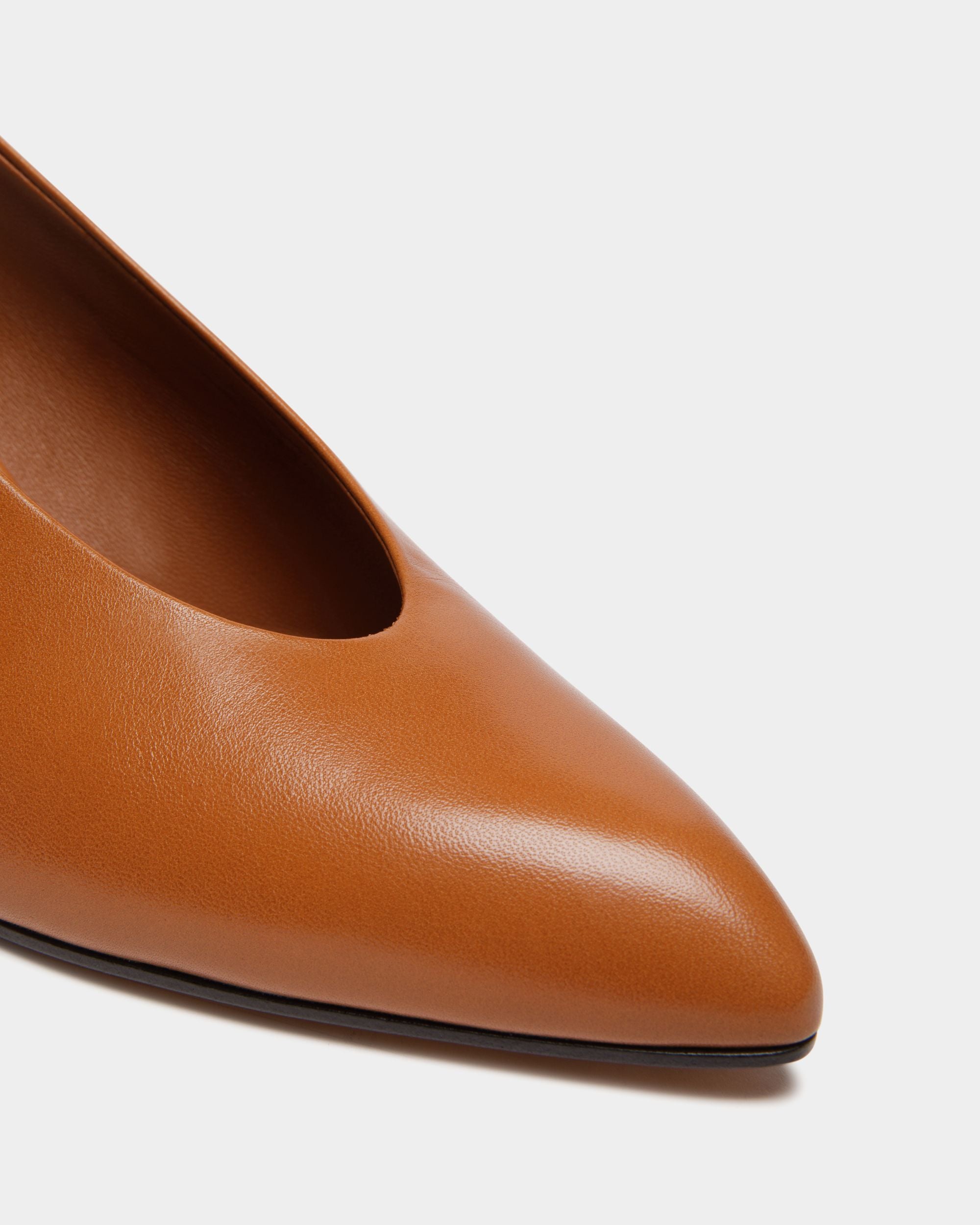 Décolleté Alva In Pelle Marrone - Donna - Bally - 06