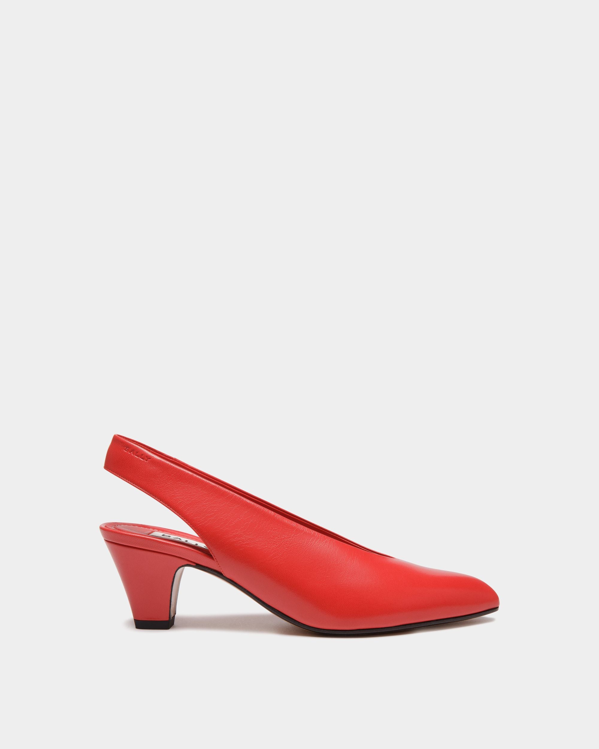 Décolleté Alva In Pelle Rossa - Donna - Bally - 01