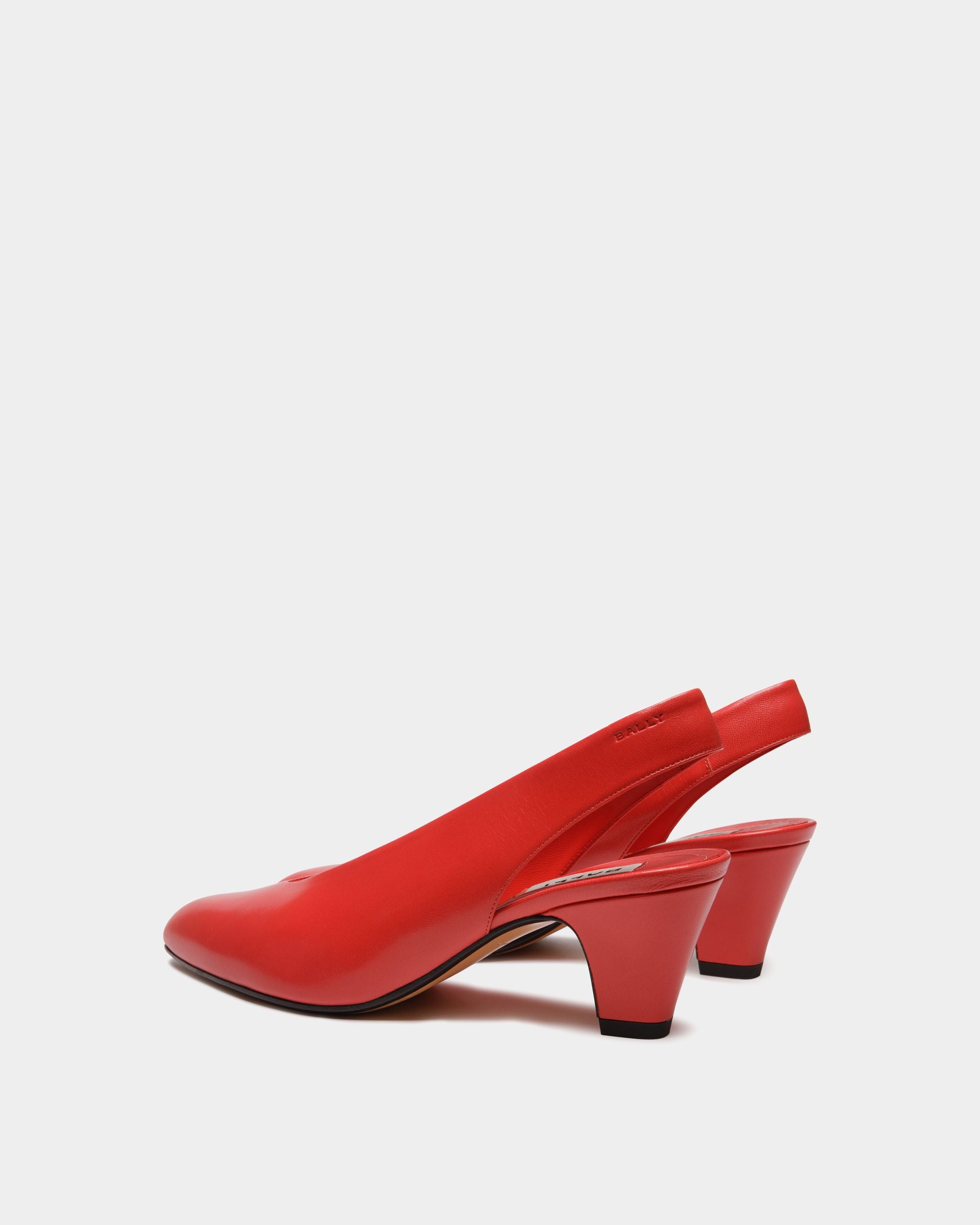 Décolleté Alva In Pelle Rossa - Donna - Bally - 04