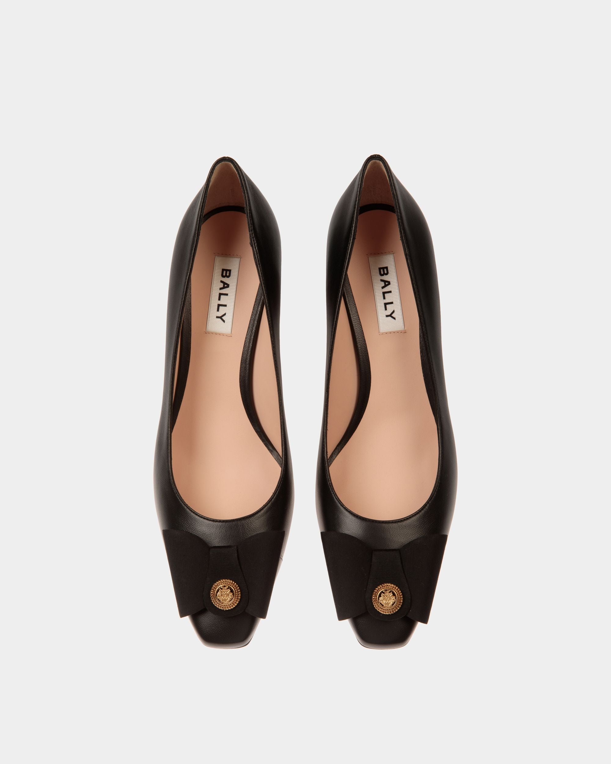 Décolleté B-Bow In Pelle Nera - Donna - Bally - 05