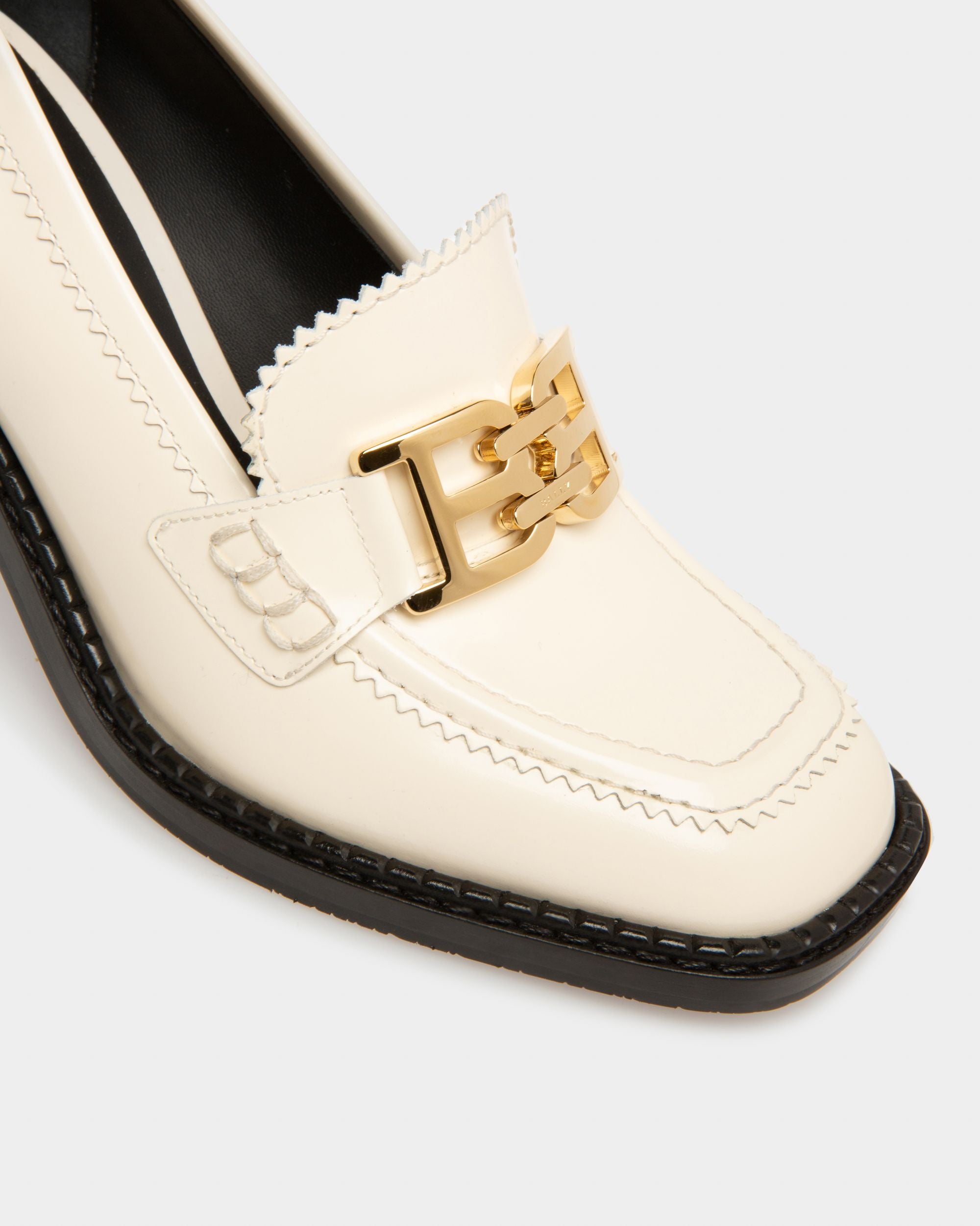 Ellyane Décolleté In Pelle Avorio - Donna - Bally - 05