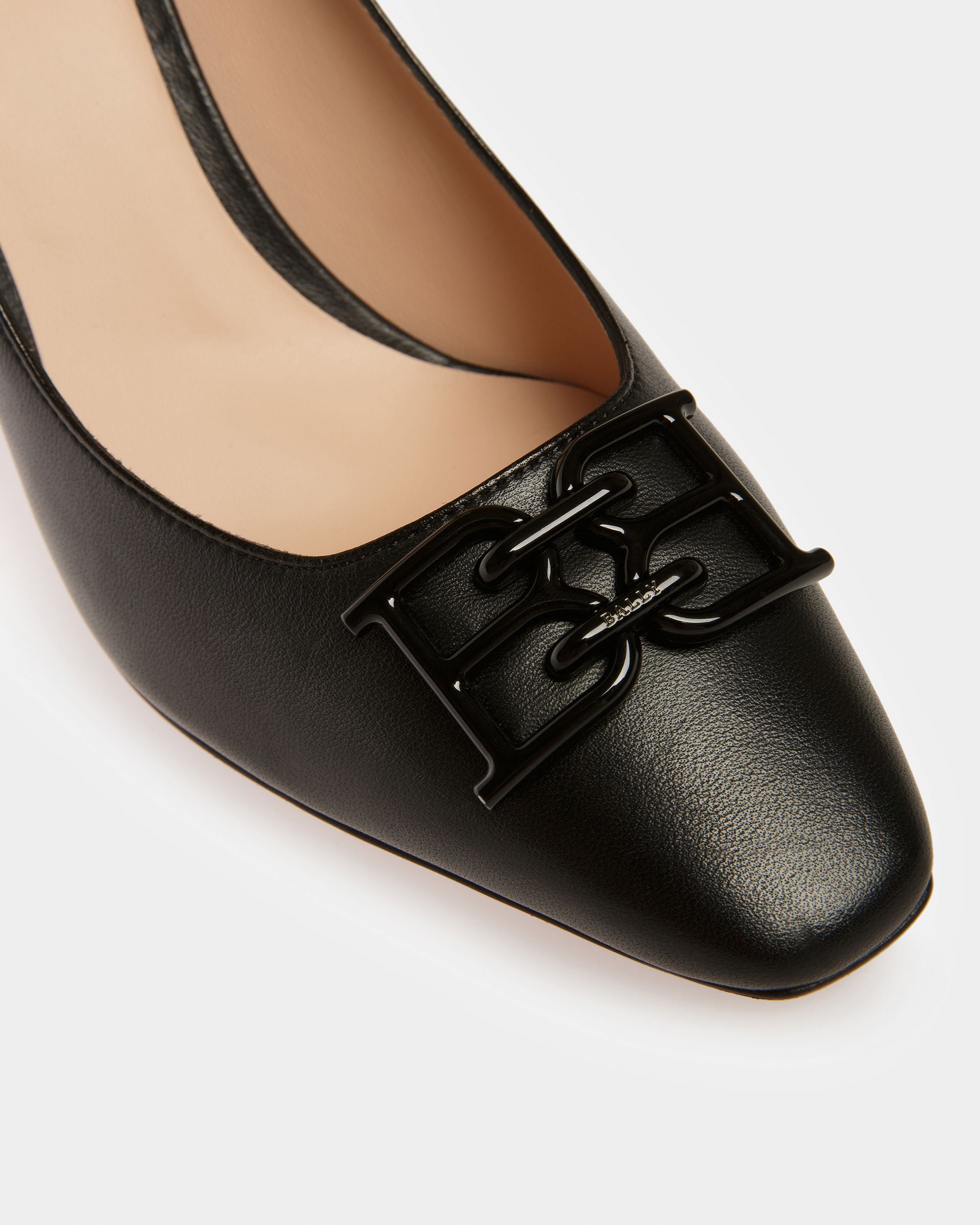 Evanca Décolleté In Pelle Nera - Donna - Bally - 04