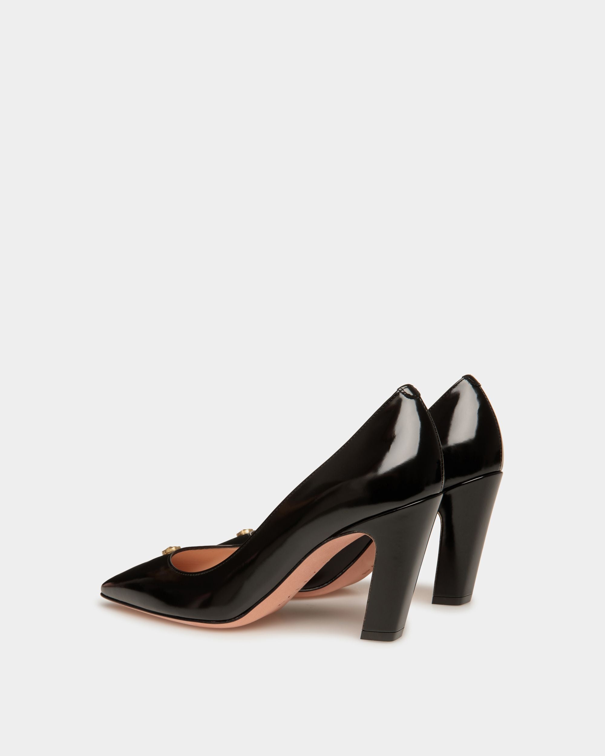 Décolleté Sylt In Pelle Nera - Donna - Bally - 03