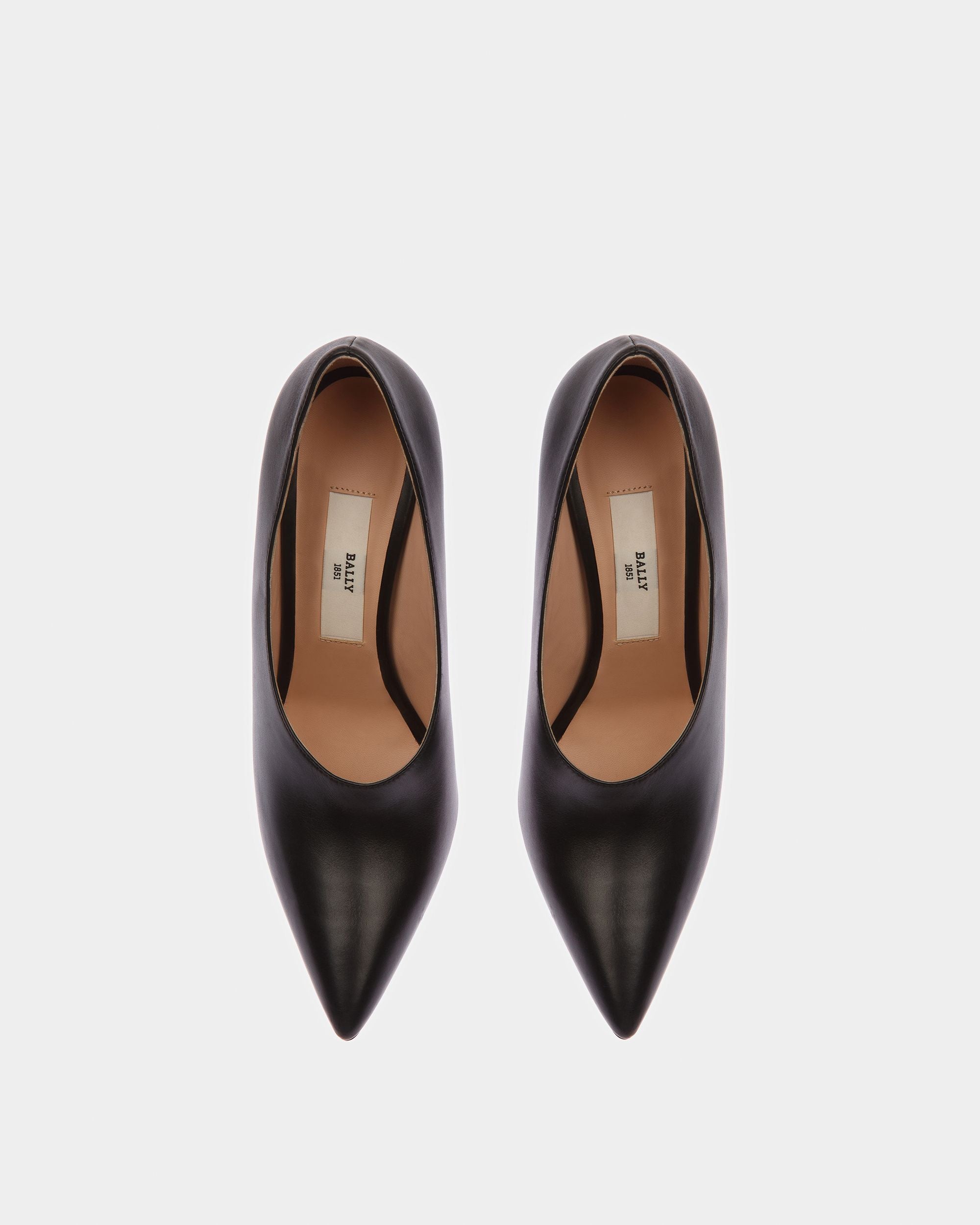 Ninfa Décolleté In Pelle Nera - Donna - Bally - 02