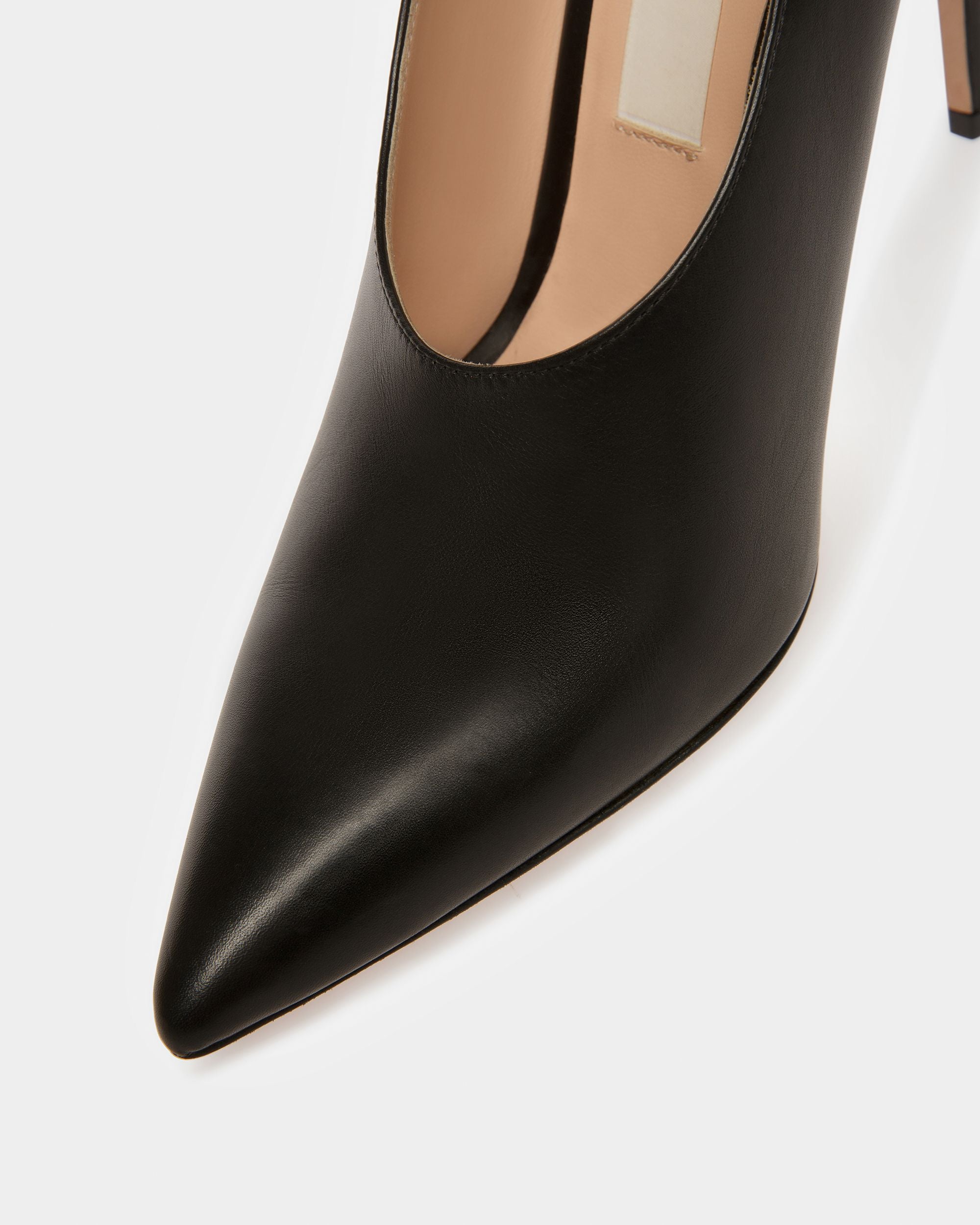Ninfa Décolleté In Pelle Nera - Donna - Bally - 05