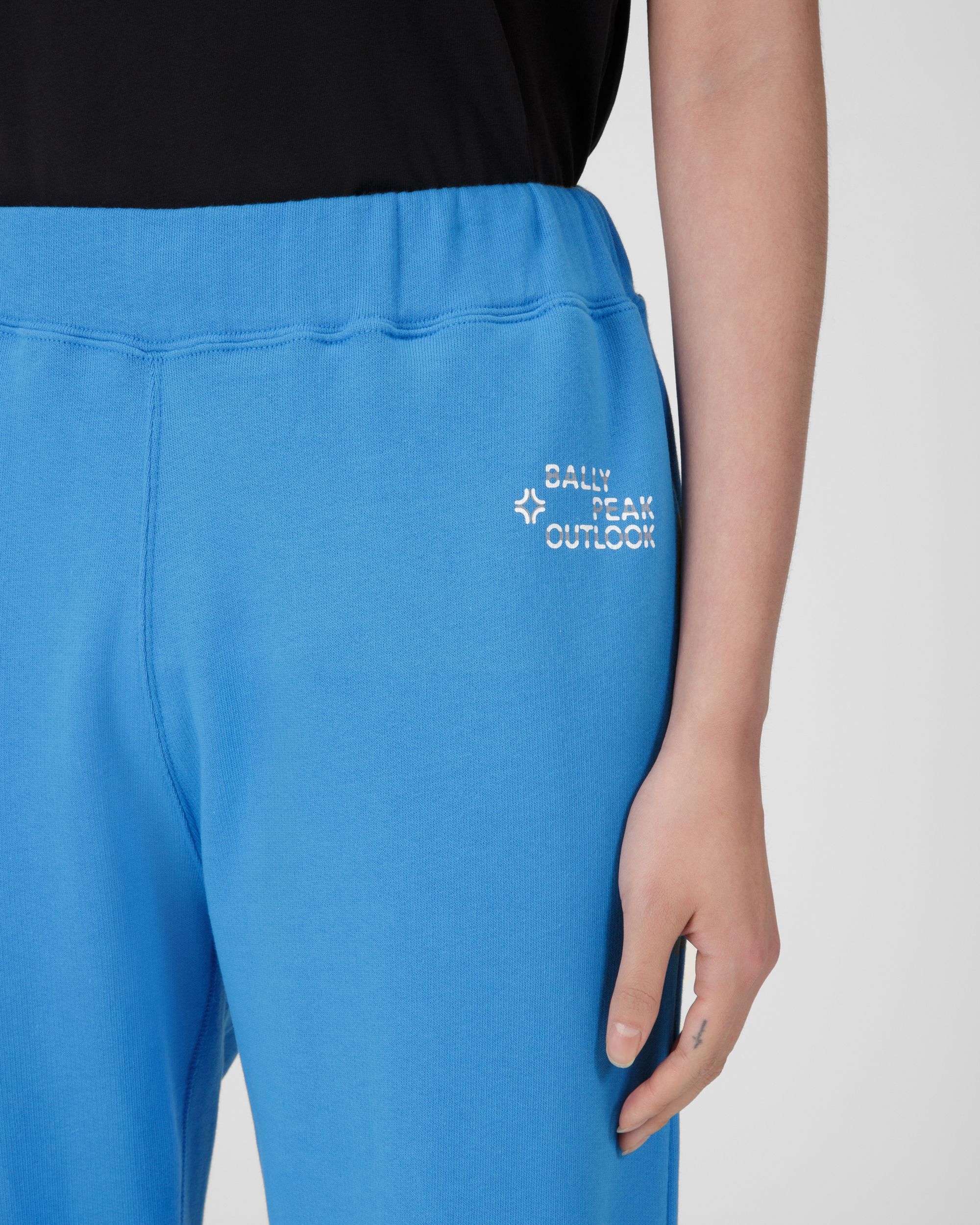 Joggers Bally Peak Outlook In Cotone Organico Colore Blu - Donna - Bally - 04
