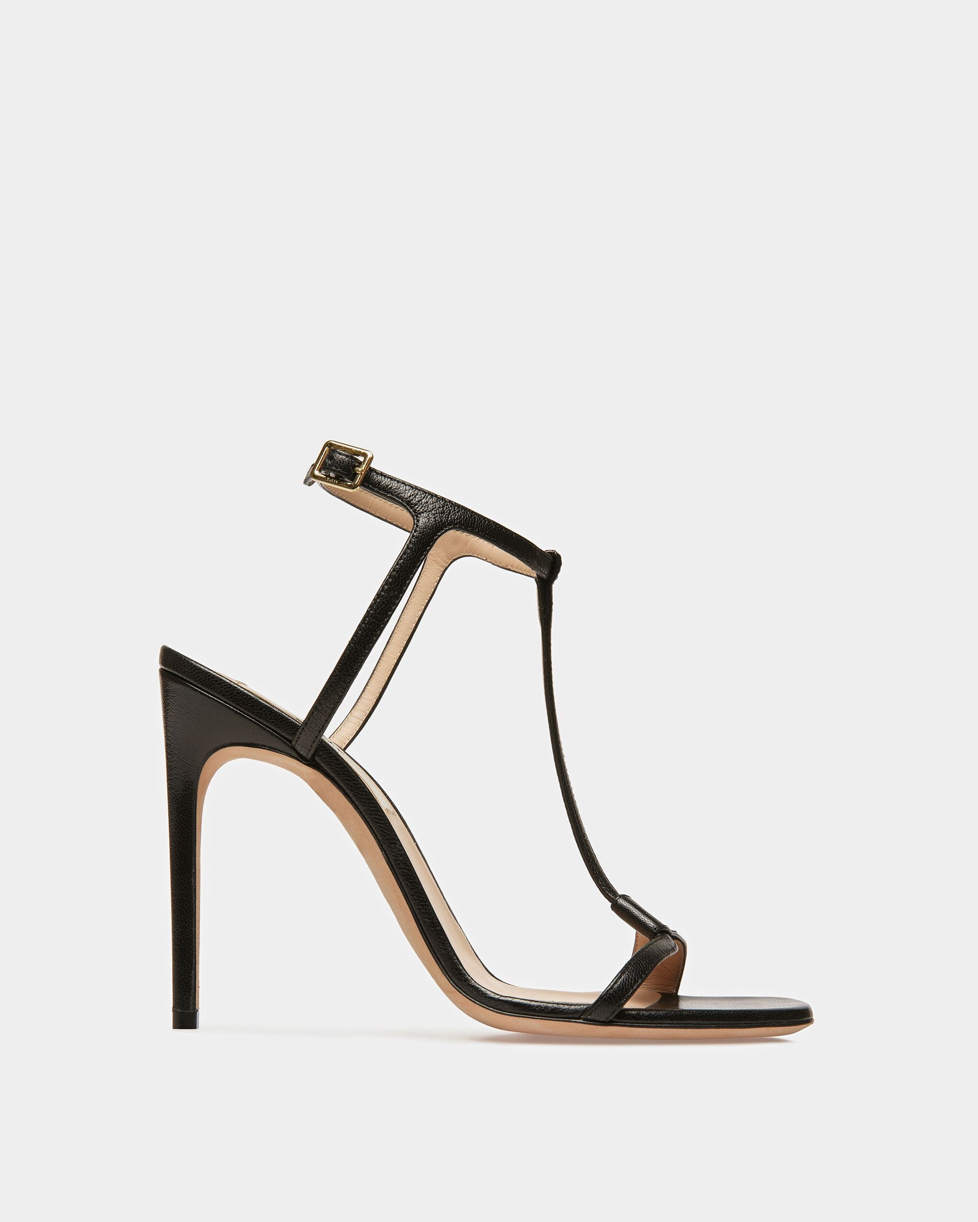 Natalia Sandalo In Pelle Nera - Donna - Bally - 01
