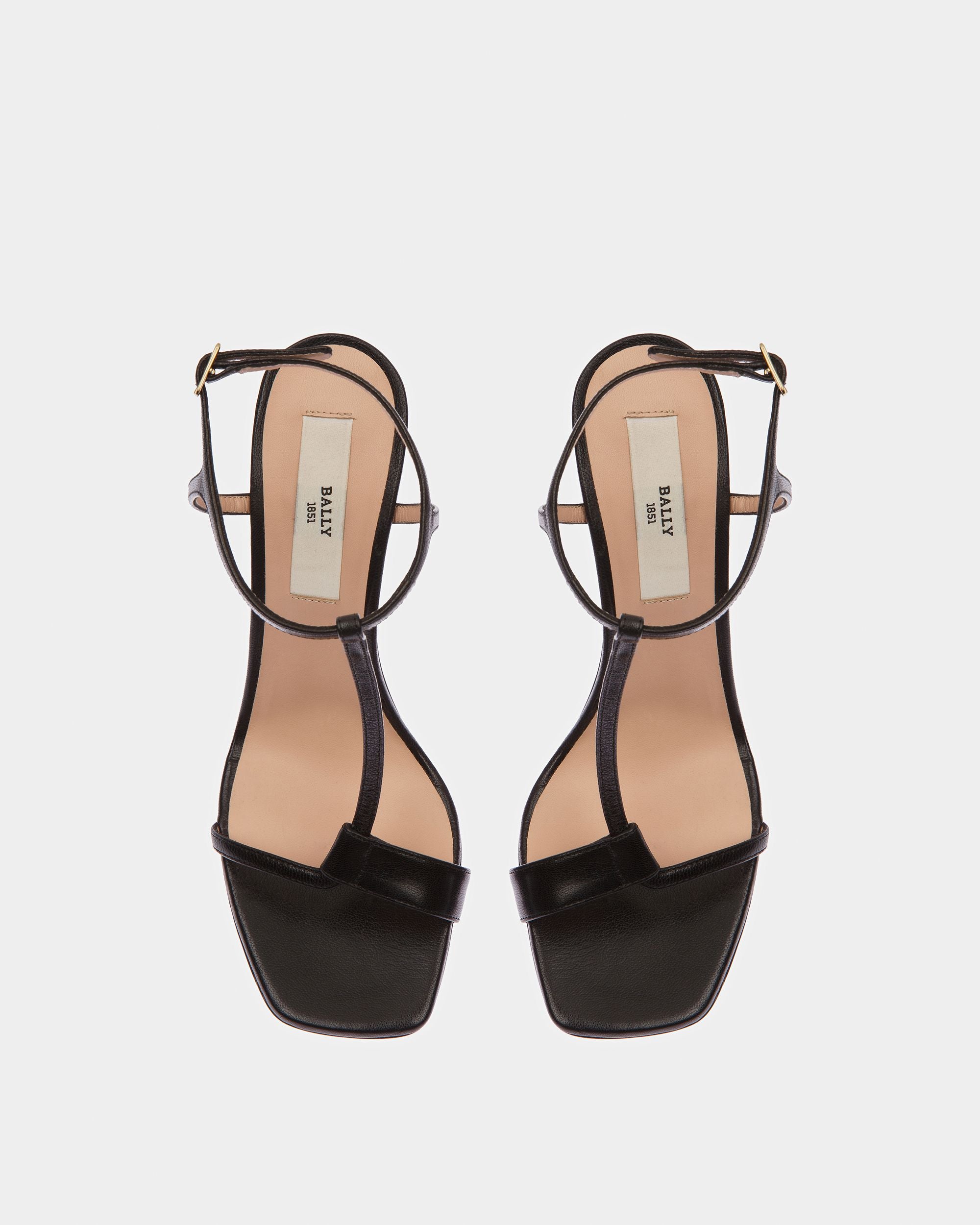 Natalia Sandalo In Pelle Nera - Donna - Bally - 02