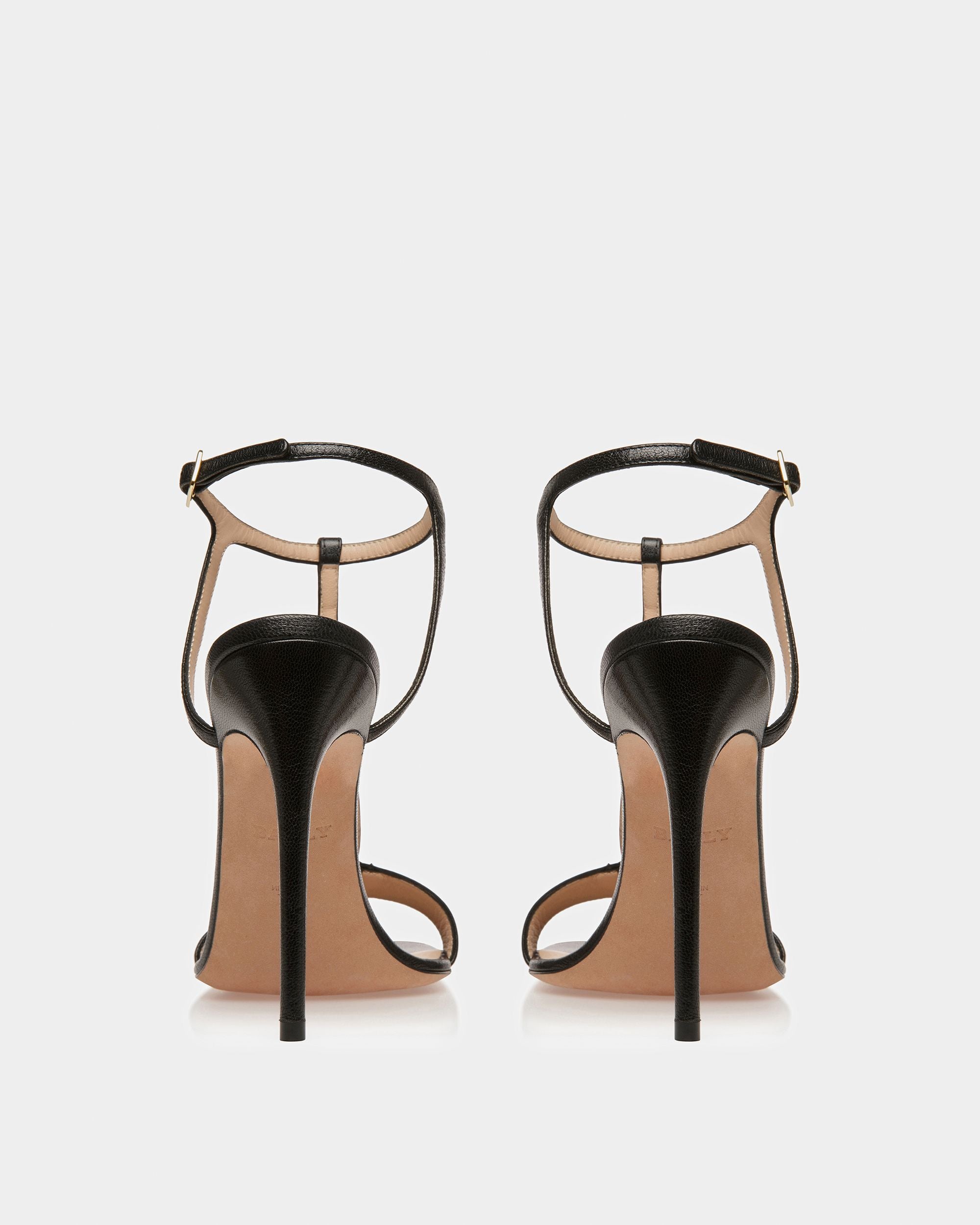 Natalia Sandalo In Pelle Nera - Donna - Bally - 04