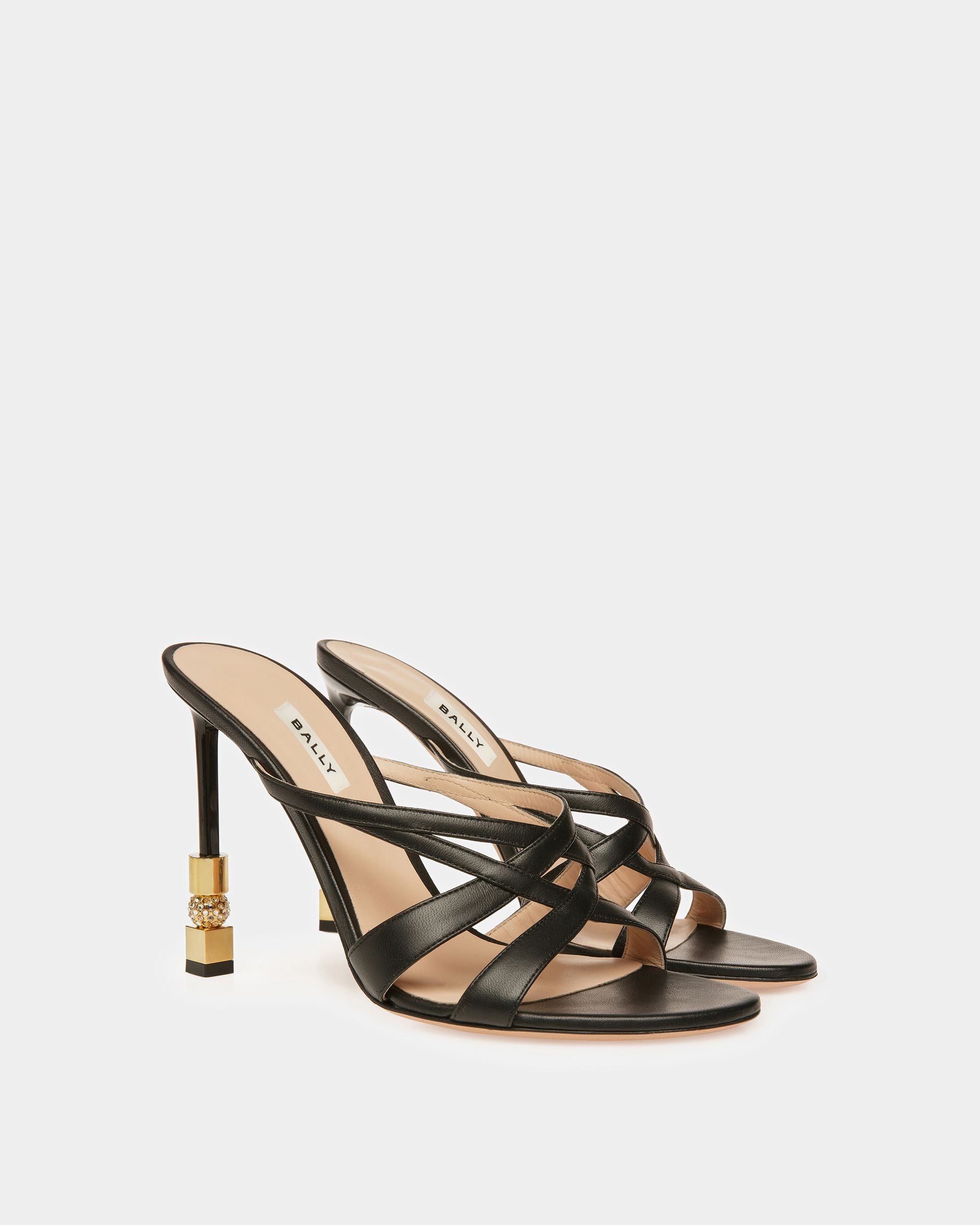 Sandalo Slide Block In Pelle - Donna - Bally - 03
