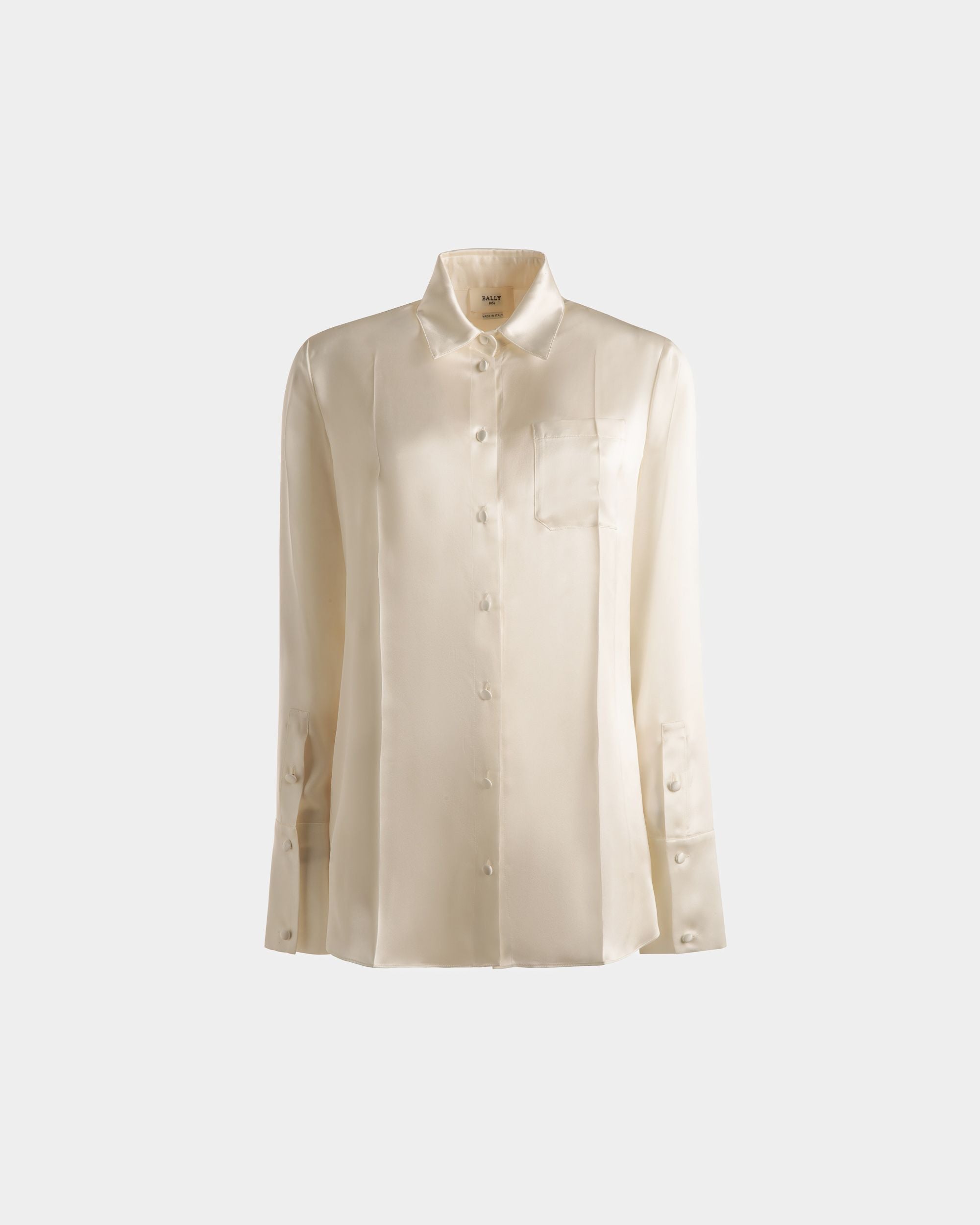 Camicia In Seta Bianca - Donna - Bally - 01