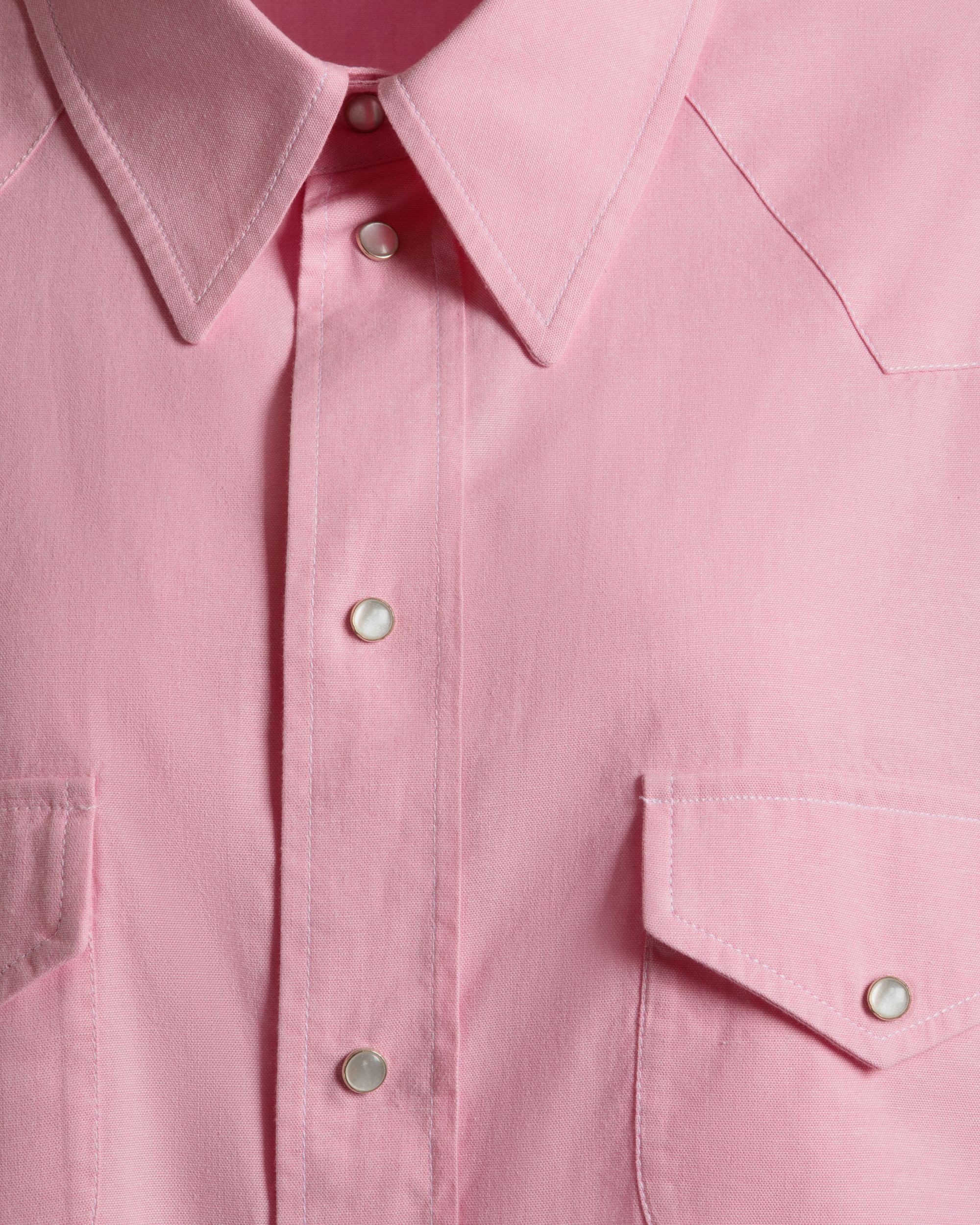 Camicia Oversize In Cotone Rosa - Donna - Bally - 02