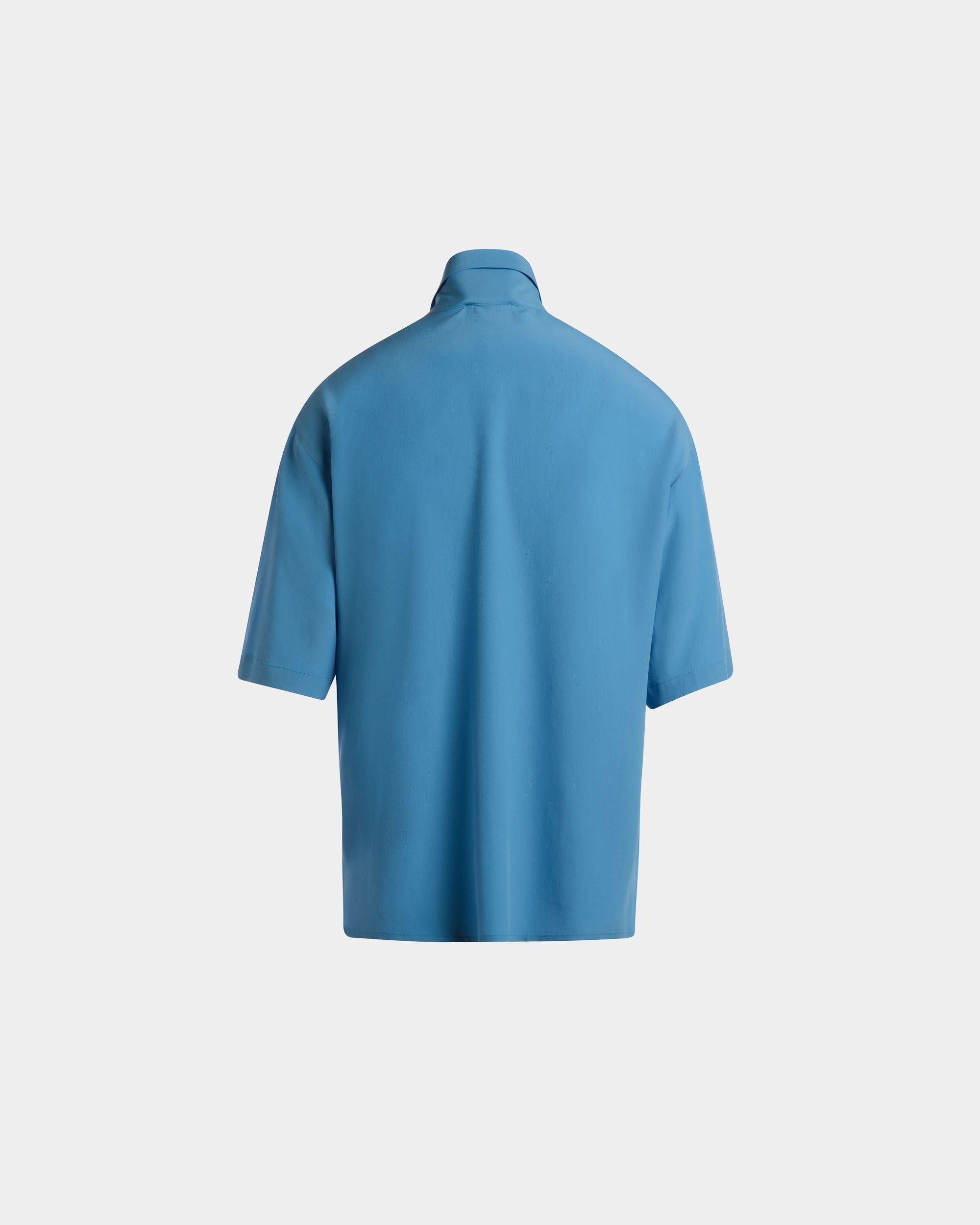 Camicia In Crêpe De Chine Medium Blue - Donna - Bally - 07
