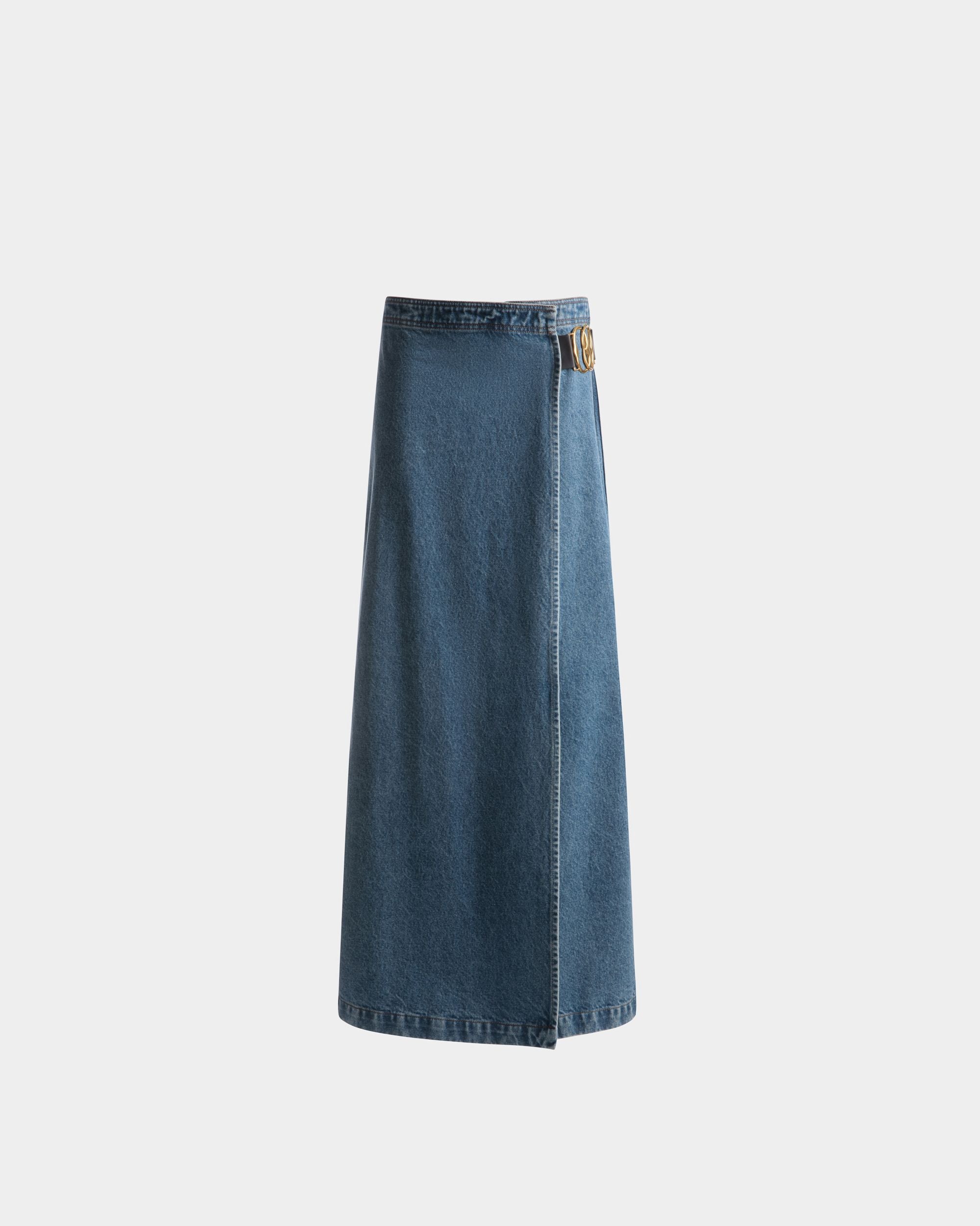 Gonna In Denim Azzurro In Jeans - Donna - Bally - 01