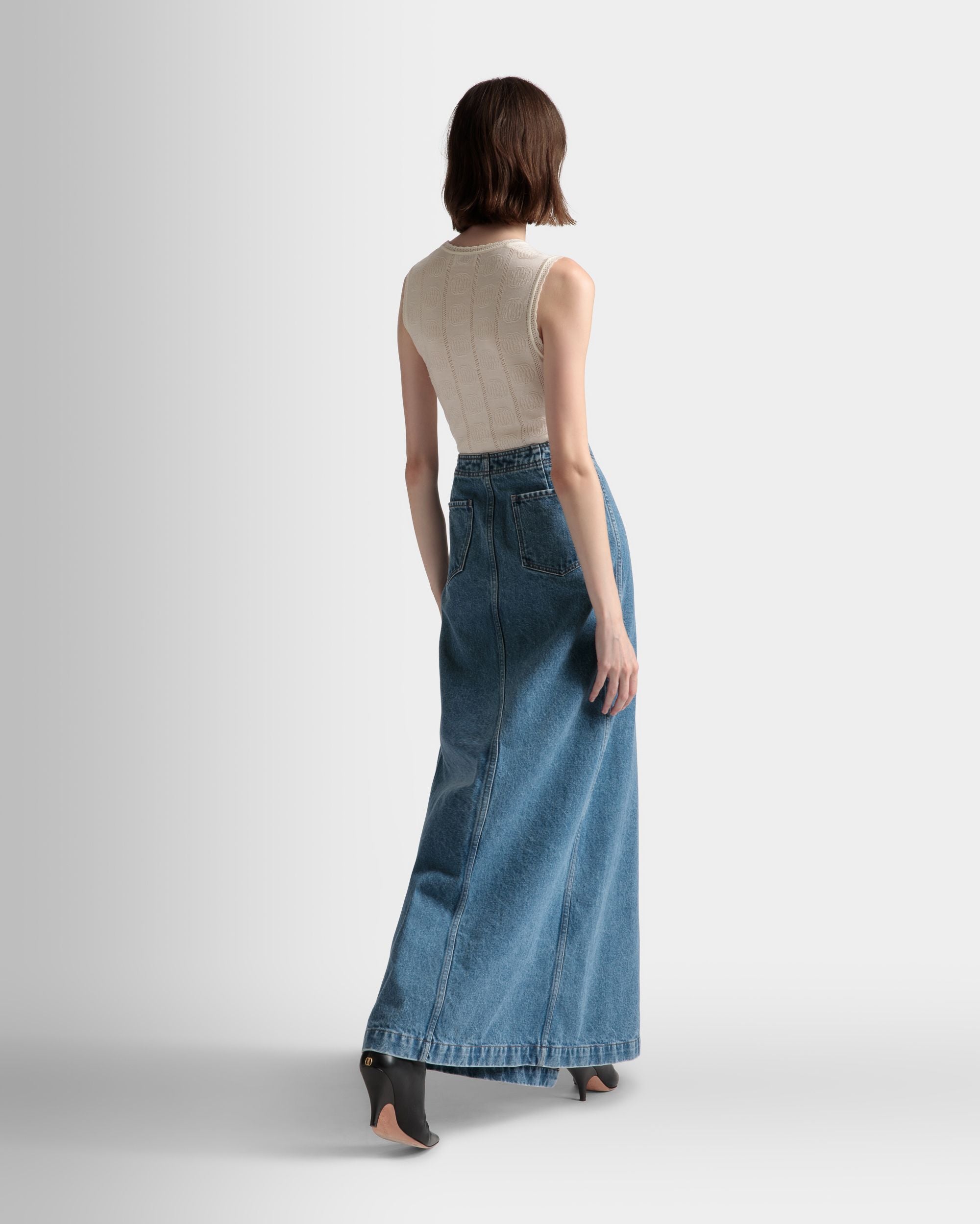 Gonna In Denim Azzurro In Jeans - Donna - Bally - 06
