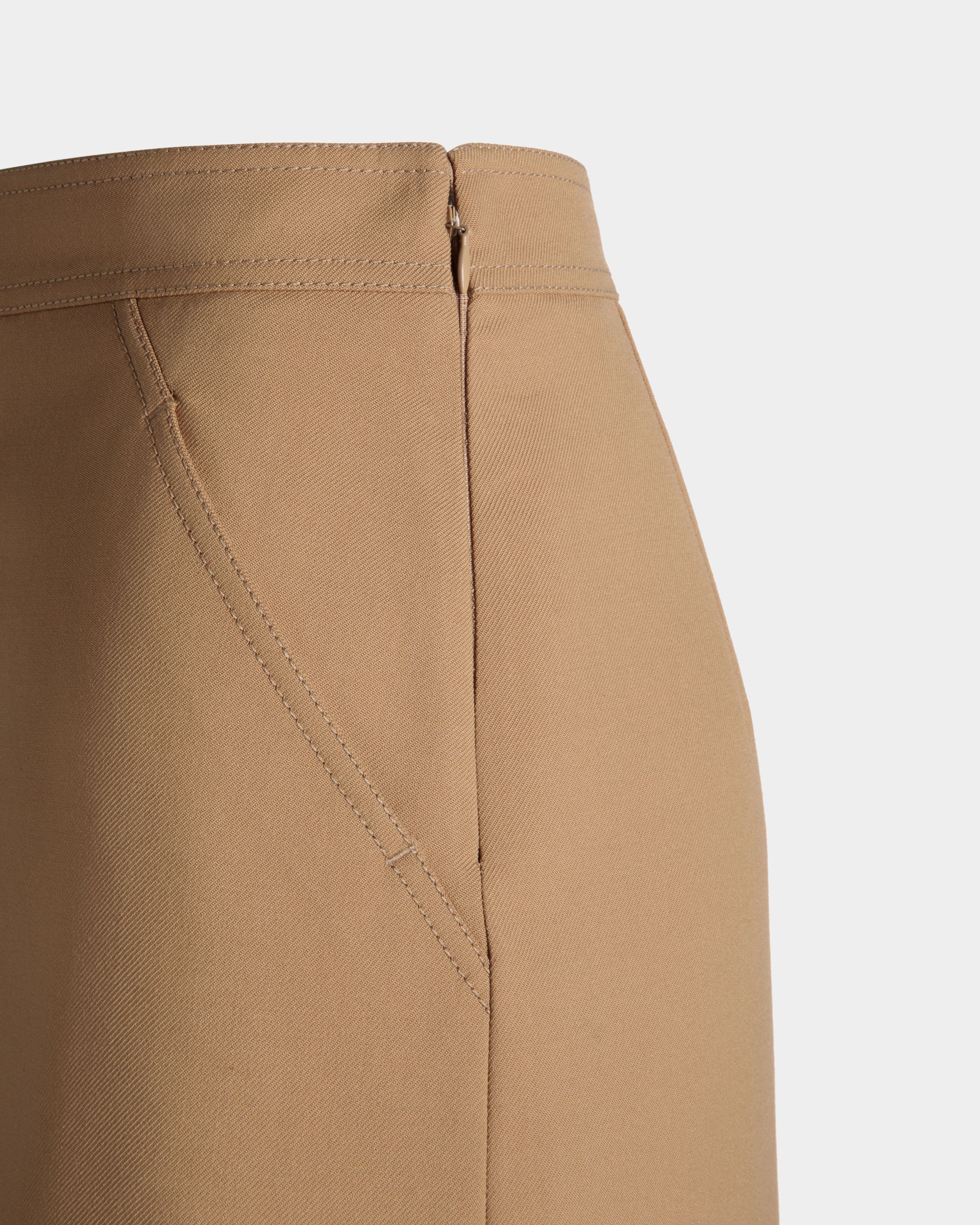 Skirts Skirt In Brown Mix Wool And Poly - Donna - Bally - 02