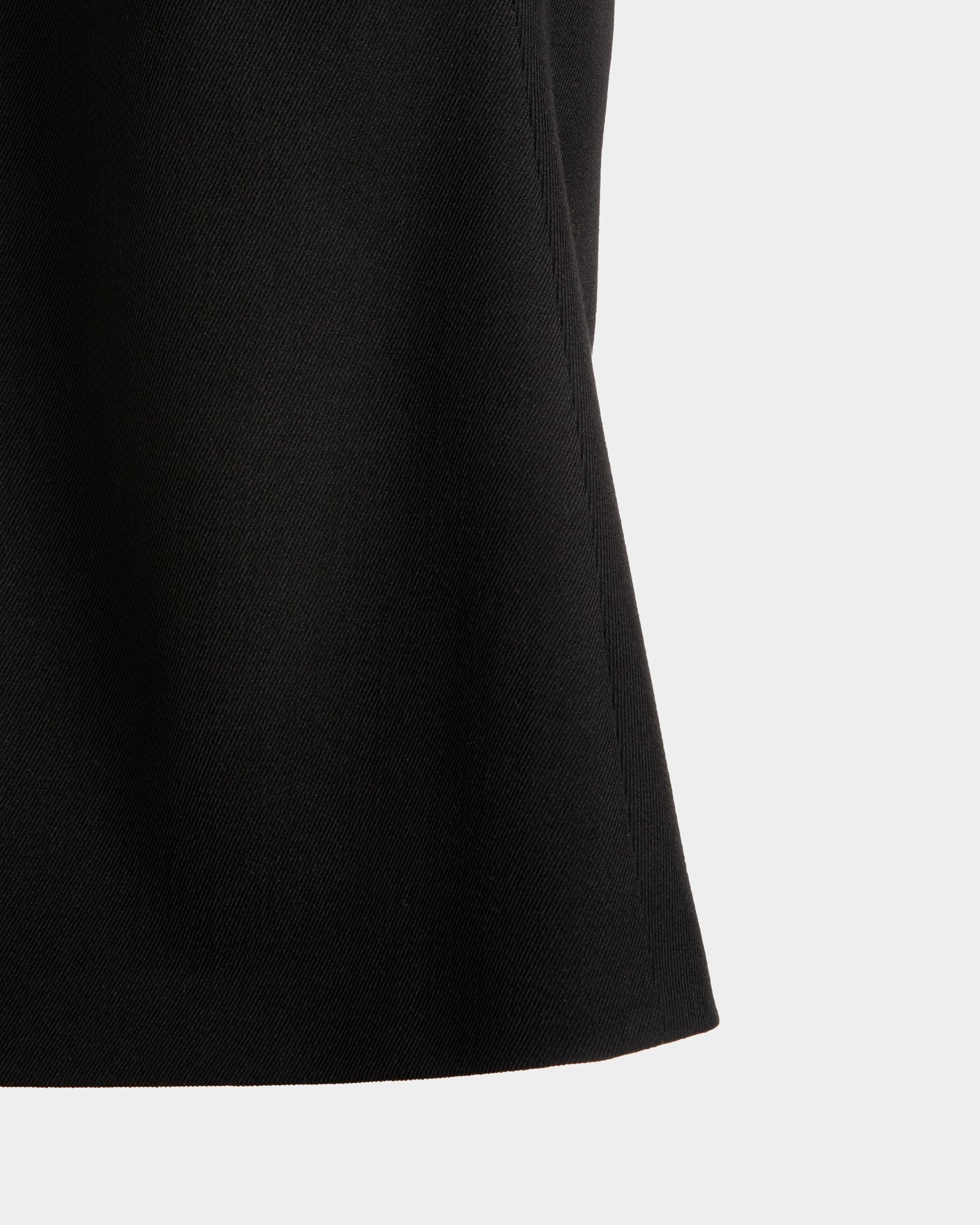 Gonna Midi In Misto Lana Nero - Donna - Bally - 04