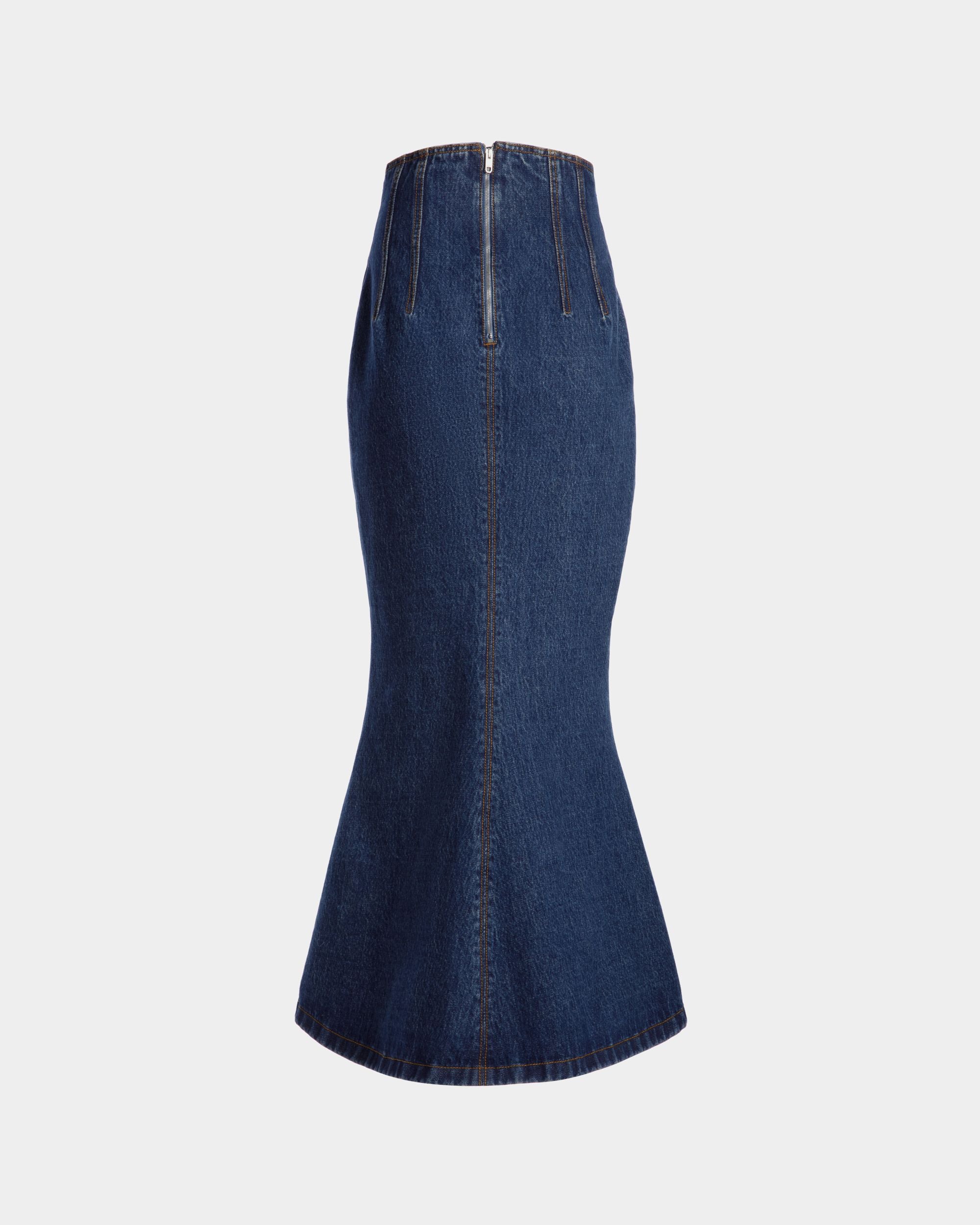 Gonna Lunga In Cotone Medium Blue - Donna - Bally - 07