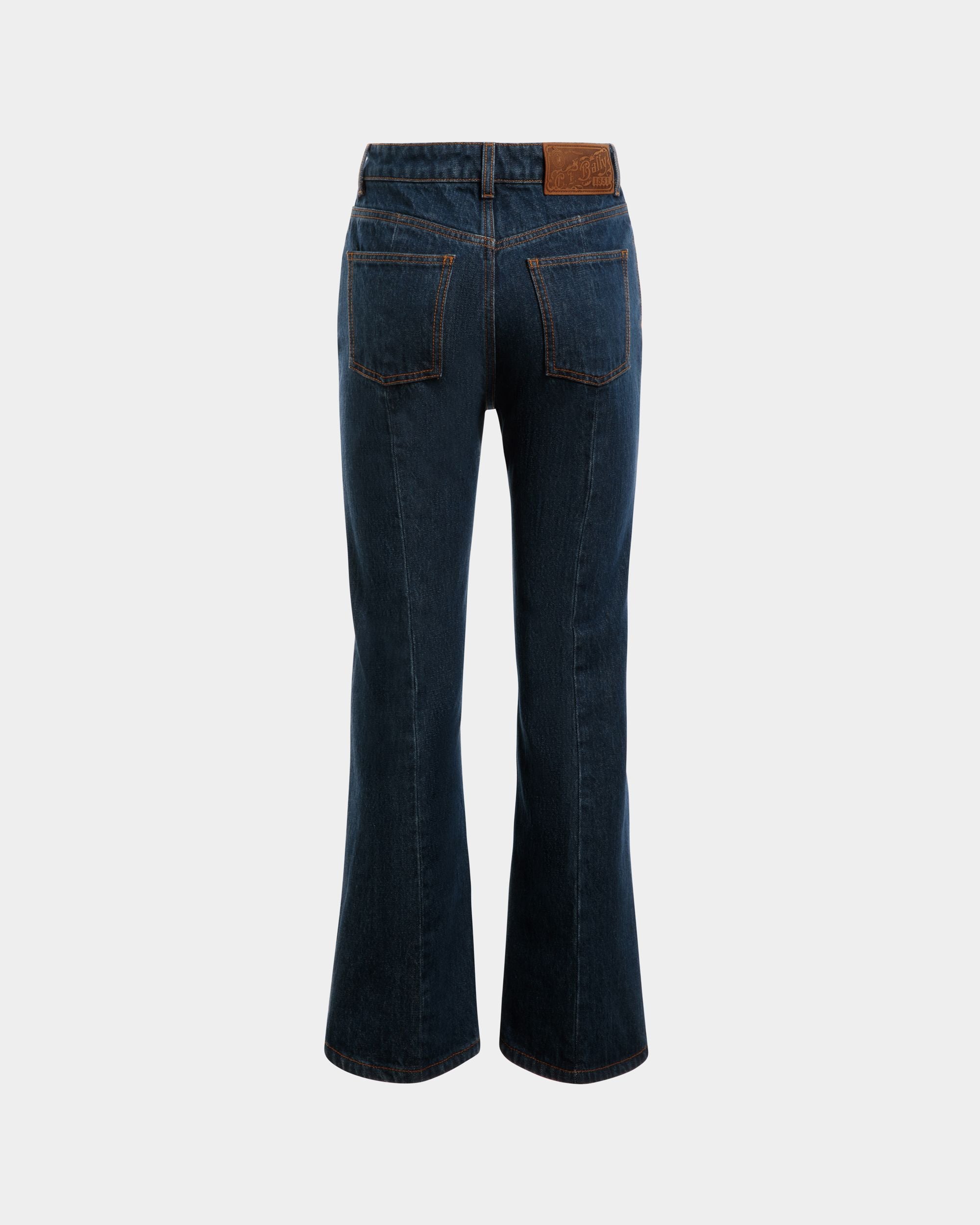 Pantalone Denim In Cotone Navy Blue - Donna - Bally - 06